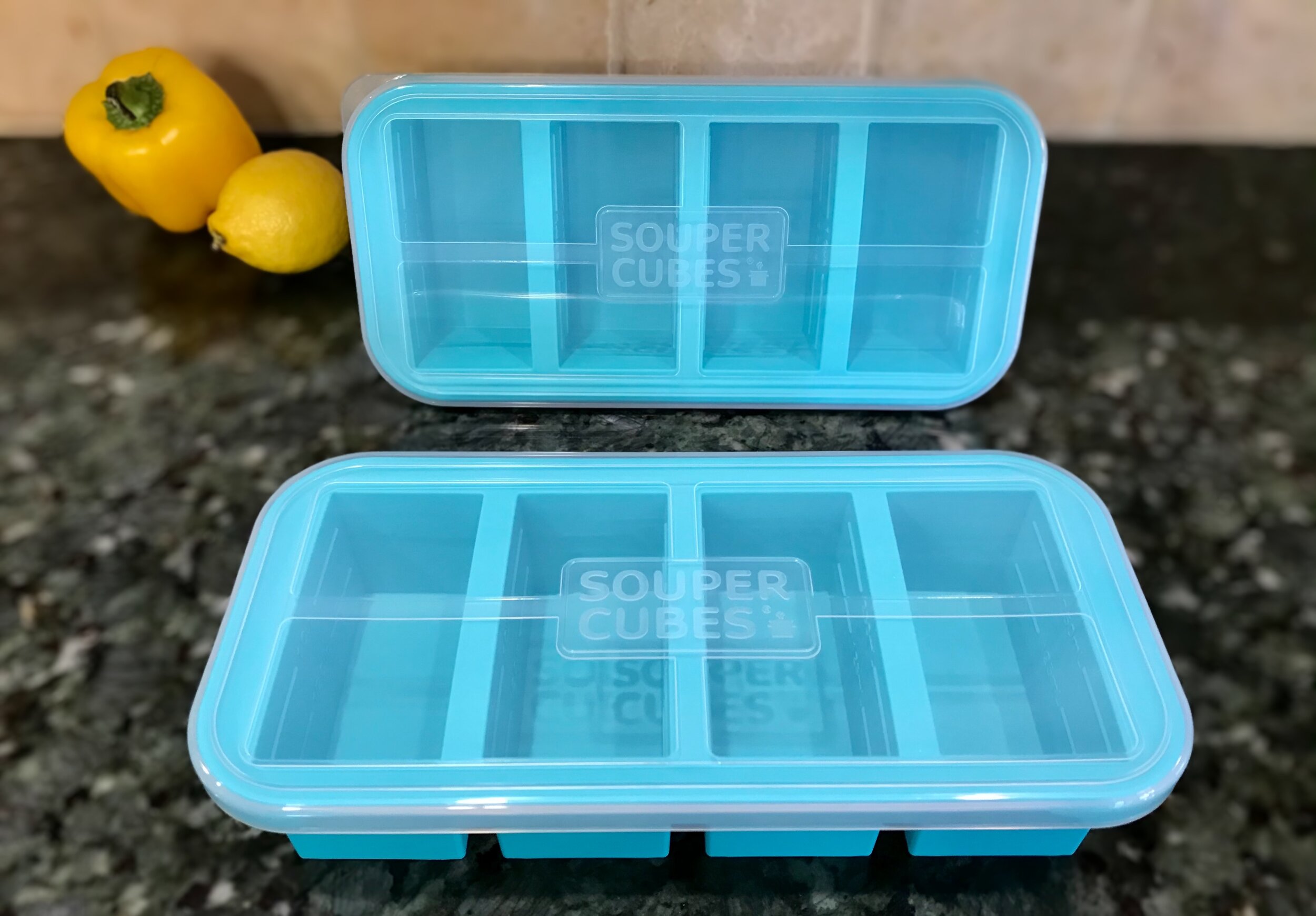 Souper Cubes Silicone Freezer Storage Tray, 5 Pack