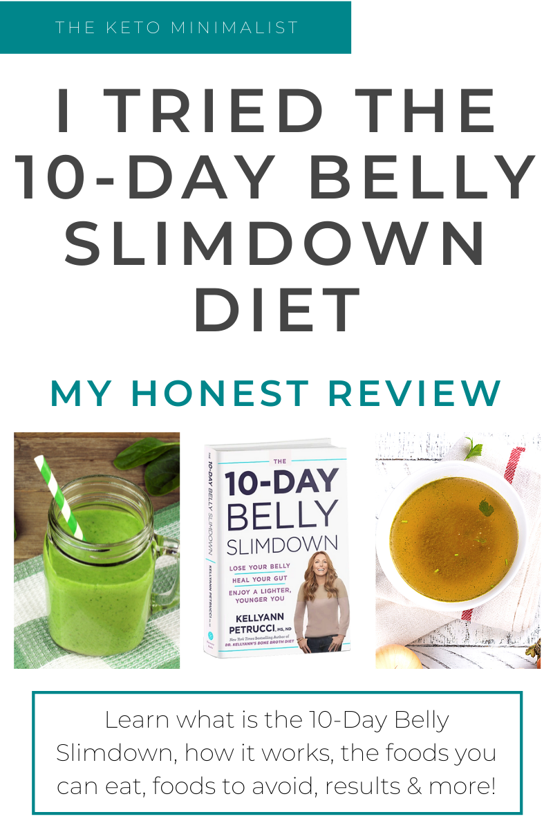 I tried the 10Day Belly Slimdown by Dr. Kellyann My Honest Review