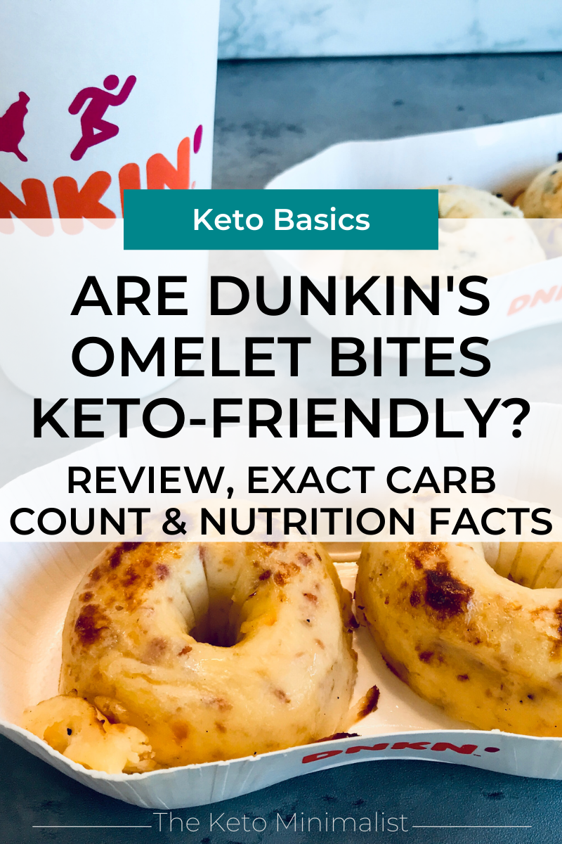 Are Dunkin's New Omelet Bites KetoFriendly? Review and Nutrition Facts