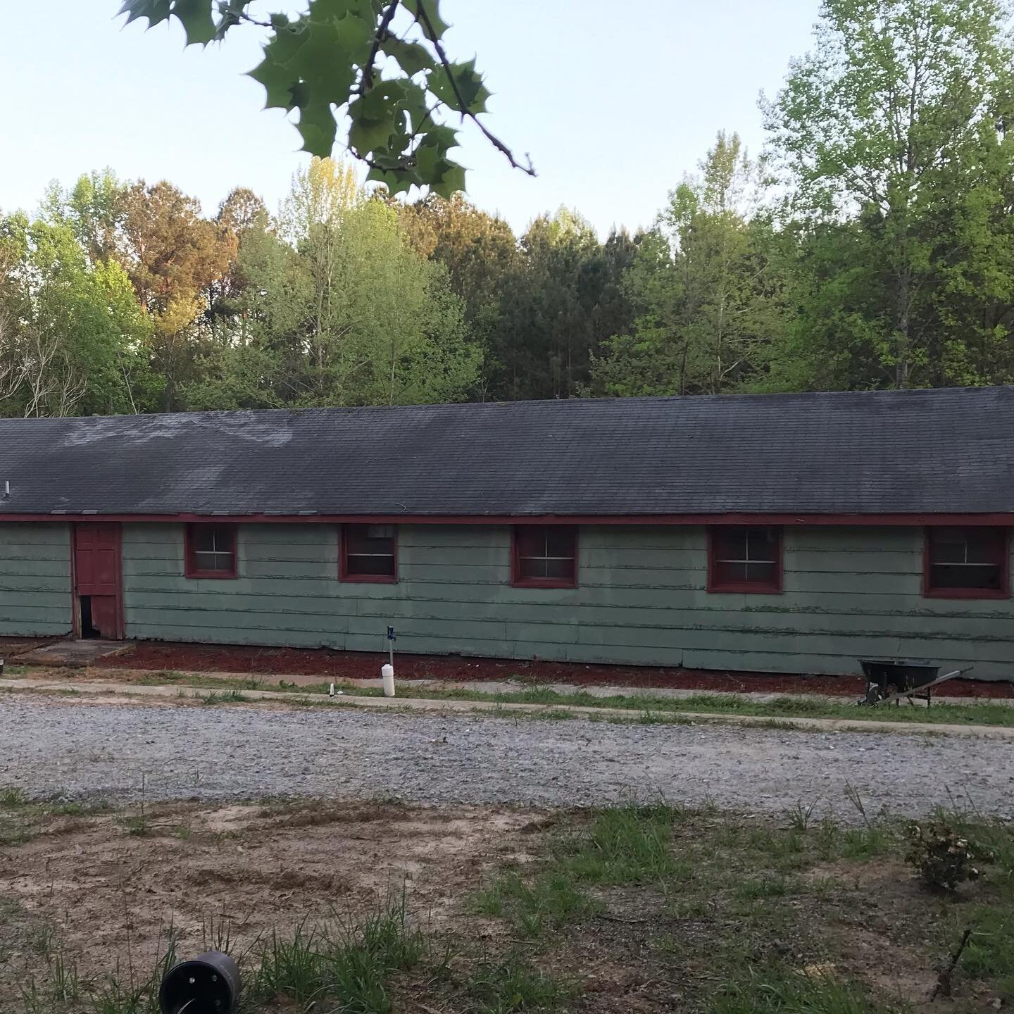 Before and after with painting at Freedom Hill Resort (RV/Tenting/Tiny Homes). #rvlife #rvliving #campinglife #tenting #tinyhome #tinyhomeonwheels #tinyhomelifestyle #hipcamp #airbnb #vacations #staycation #nc #lakegaston #campgrounds