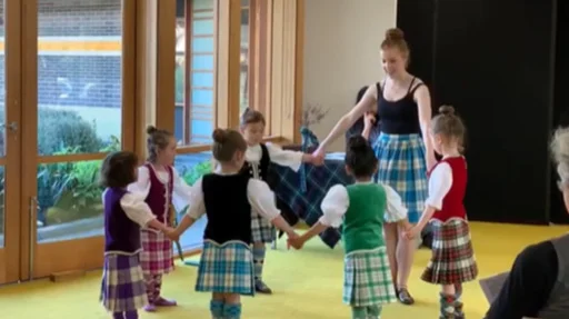Dancers Entertain Guests at 90th Birthday Celebration