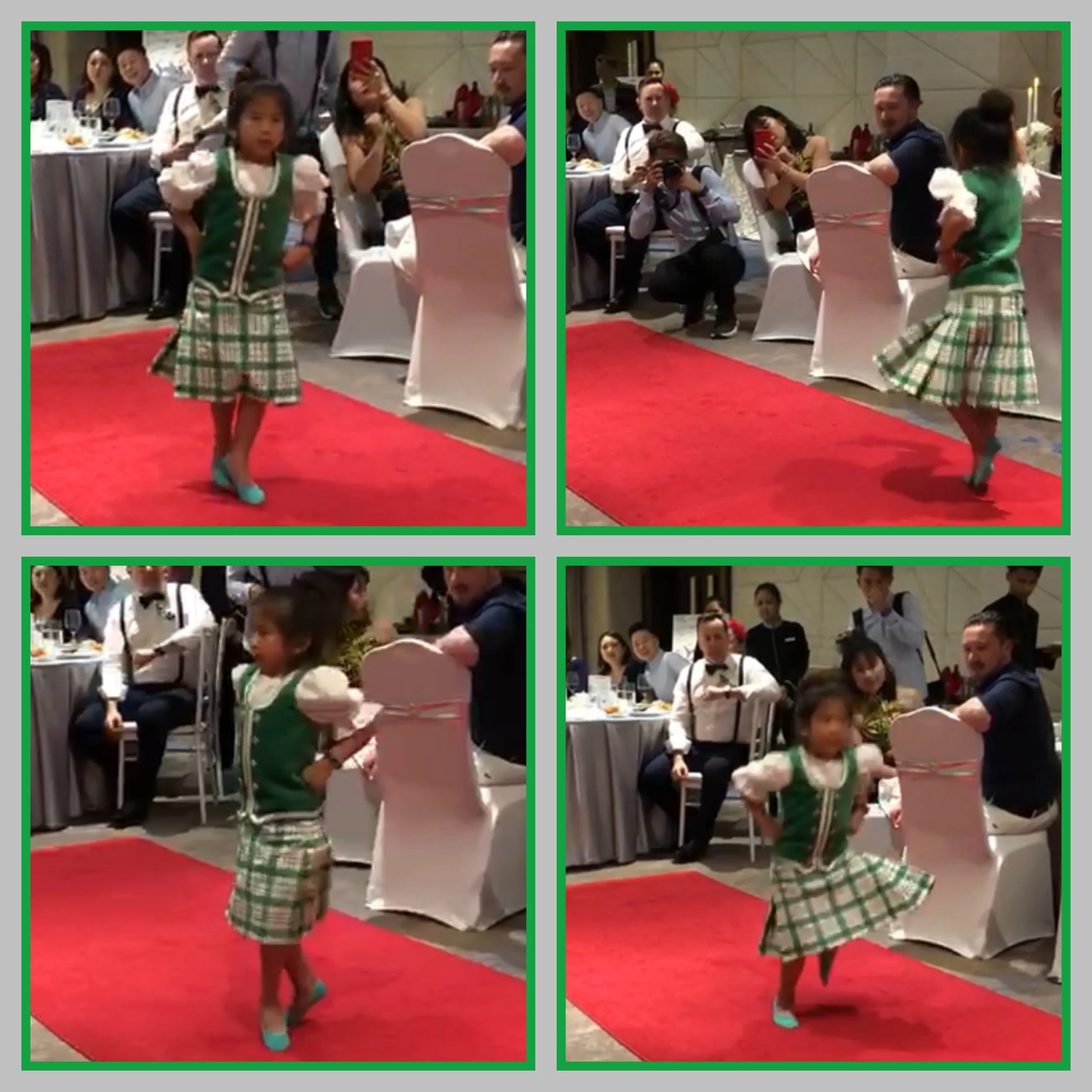 Amber Entertains Wedding Guests!