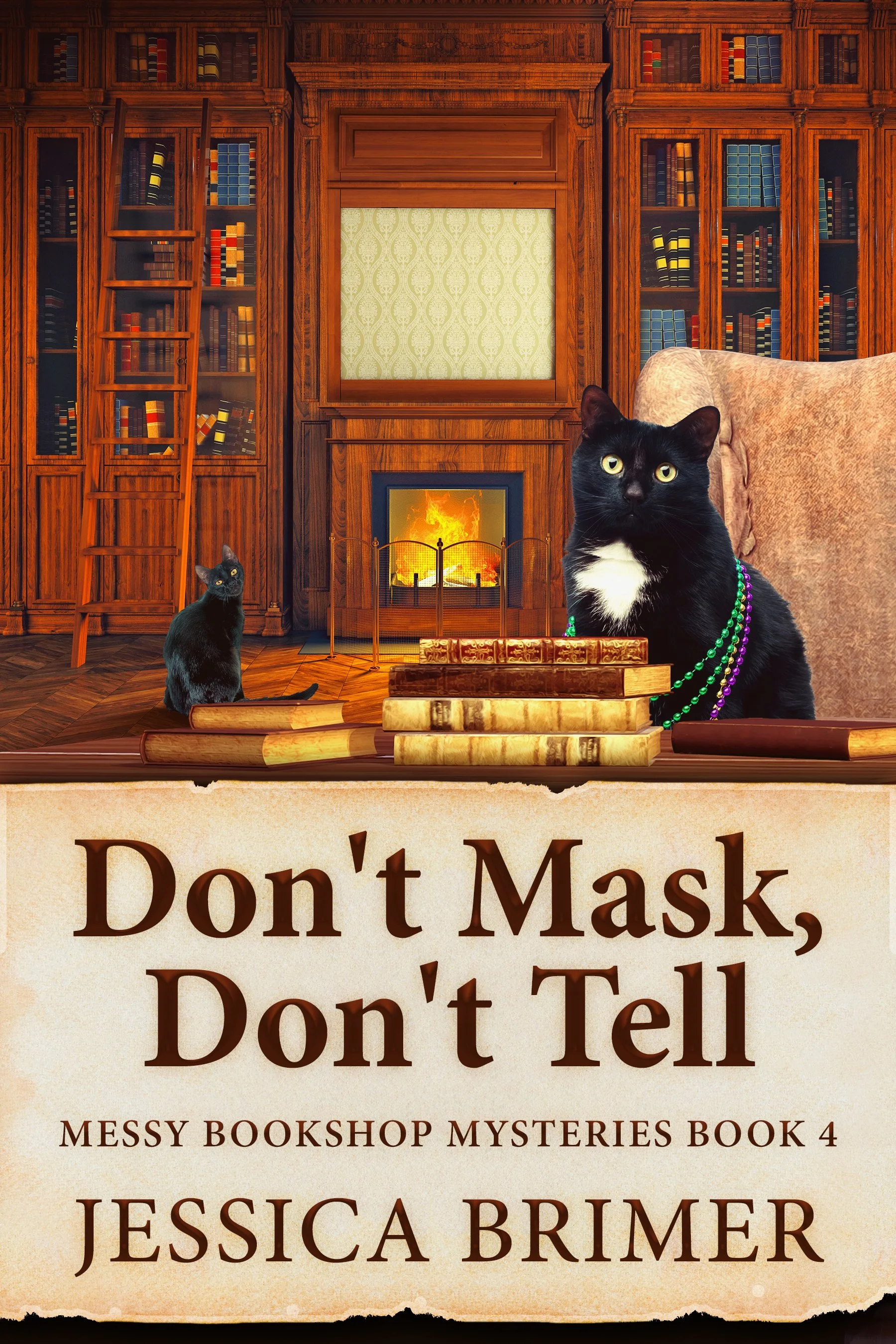 Don't Mask, Don't Tell (Messy Bookshop Mysteries Book 4)