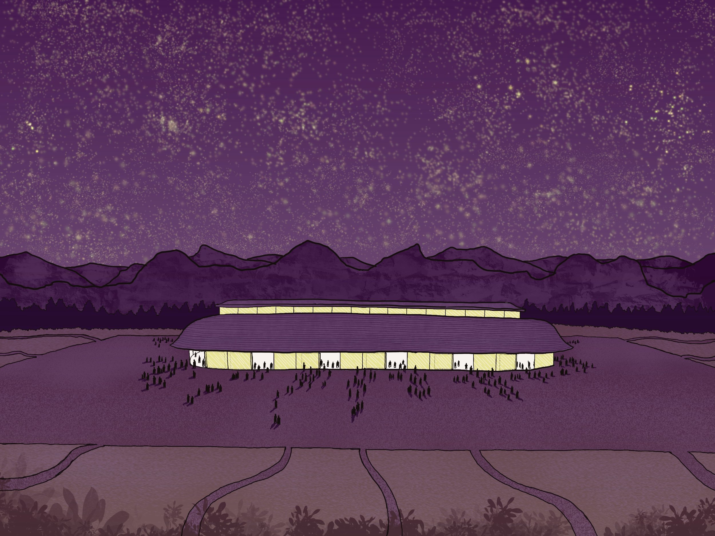  Viking Museum. Concept sketch 