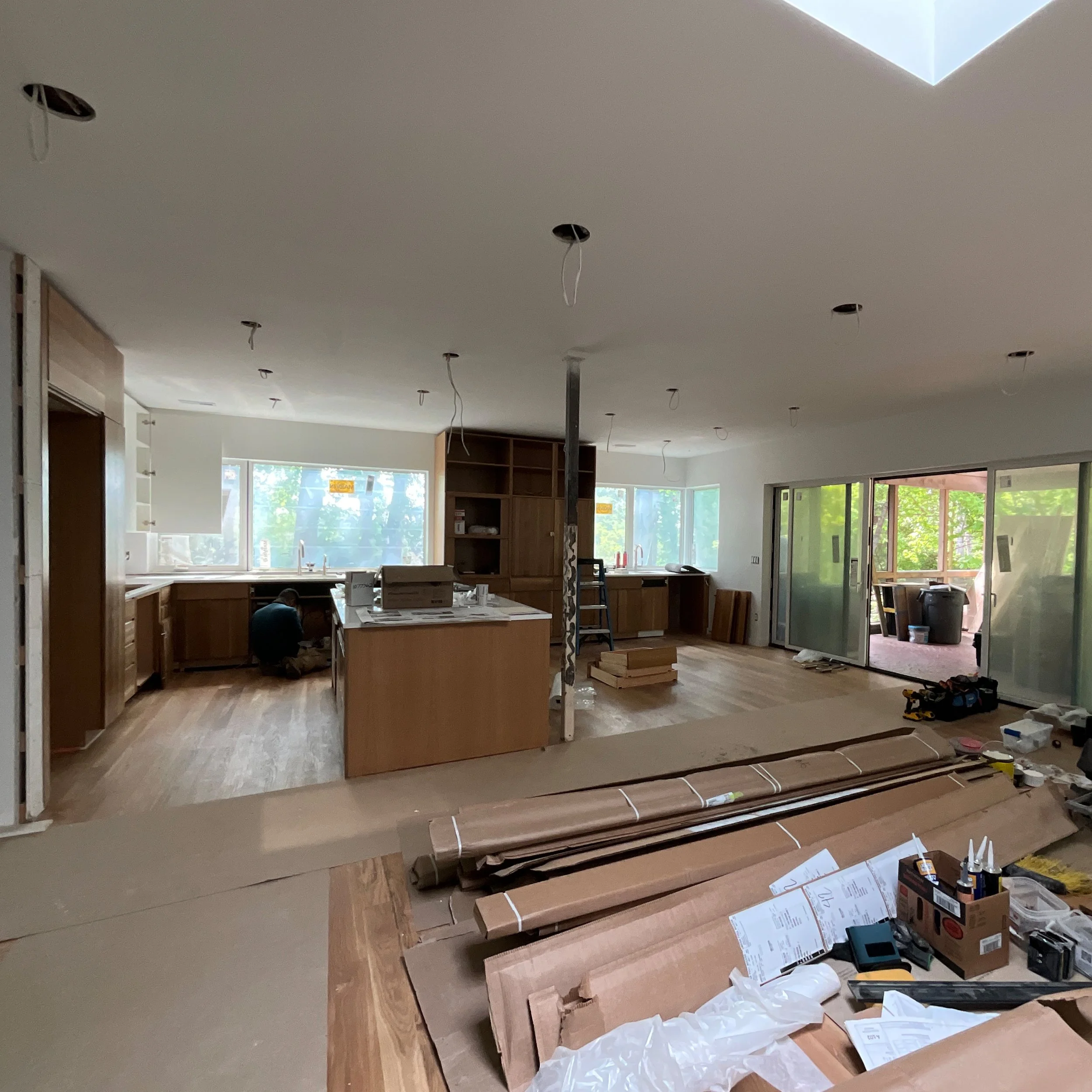 Construction progress