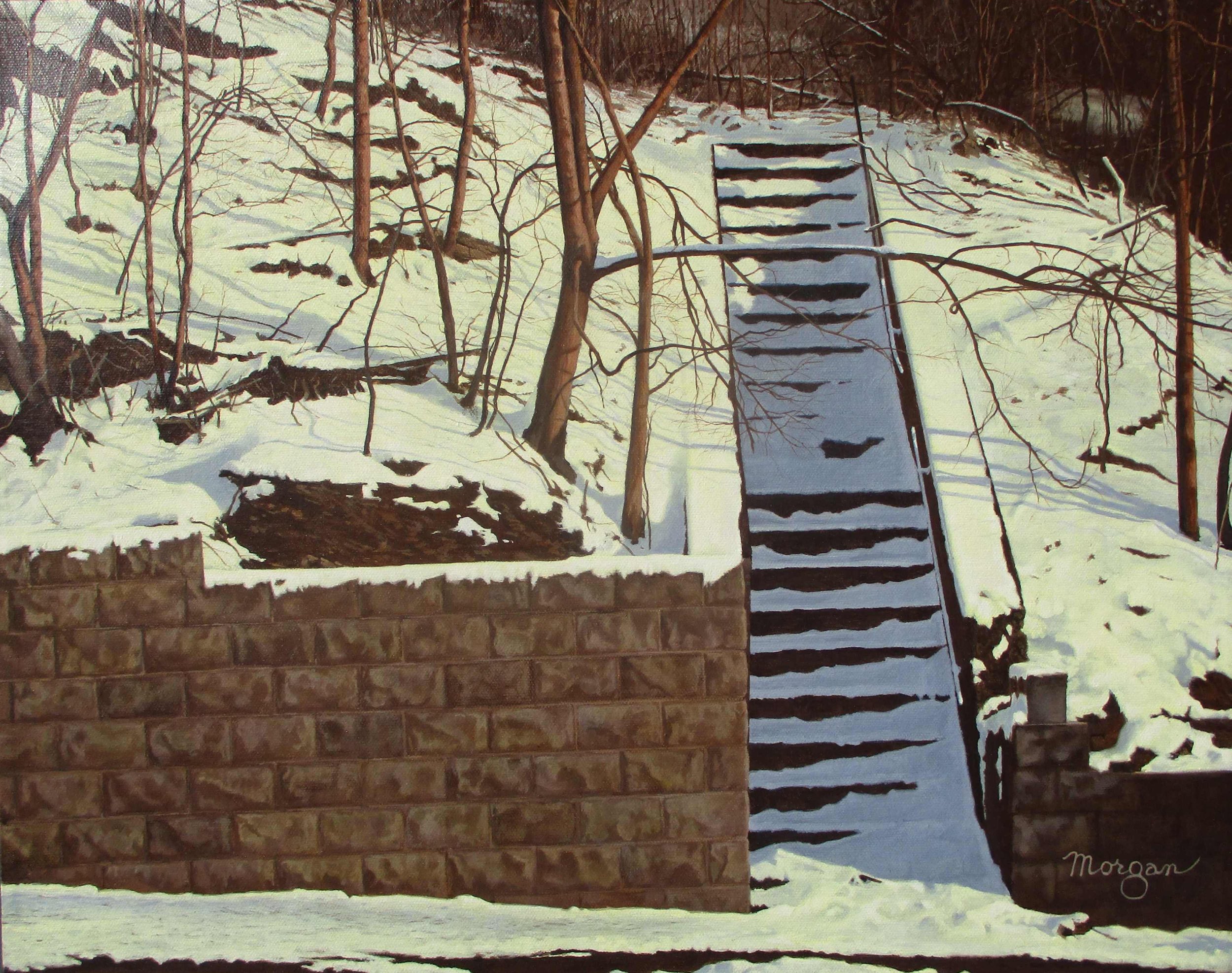 Winter Light—Stairway to Nowhere