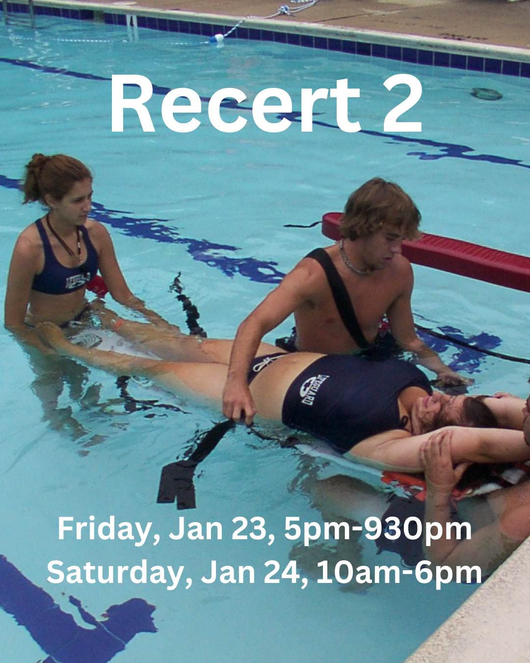 Recertification Lifeguard Training - R2 - 1-23-2026 & 1-24-2026