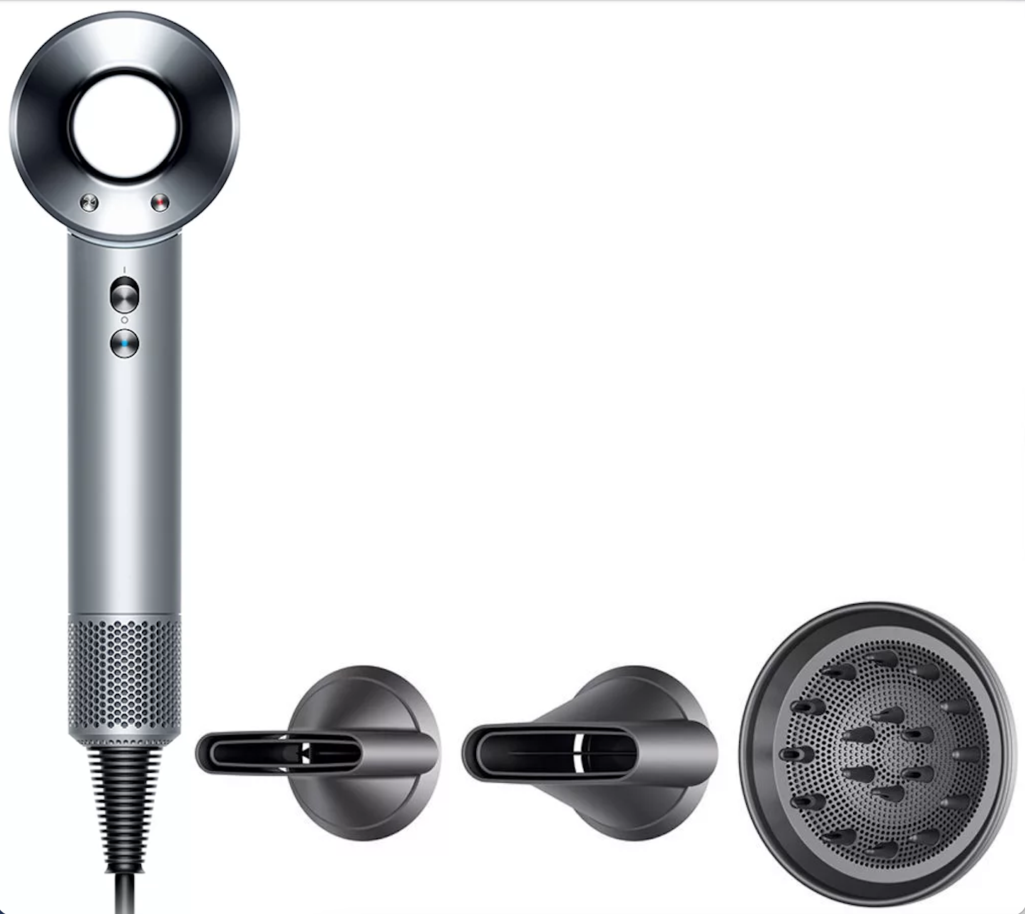 Dyson Supersonic Hair Dryer with Nonslip Mat &amp; 3 Attachments