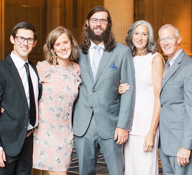 Sometimes...we clean up pretty good! 📷: @samireneephotography #family #familybiz #celebration #weddingclothes