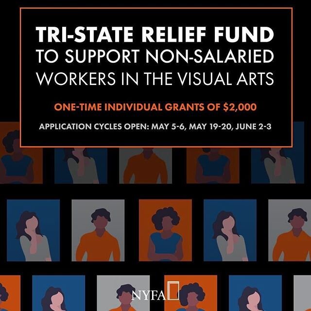 Check out the link @nyfacurrent for details if this might help you! The Willem de Kooning Foundation, @helenfrankenthalerfoundation, Teiger Foundation, and the Cy Twombly Foundation, as part of their respective COVID-19 relief efforts, have establish