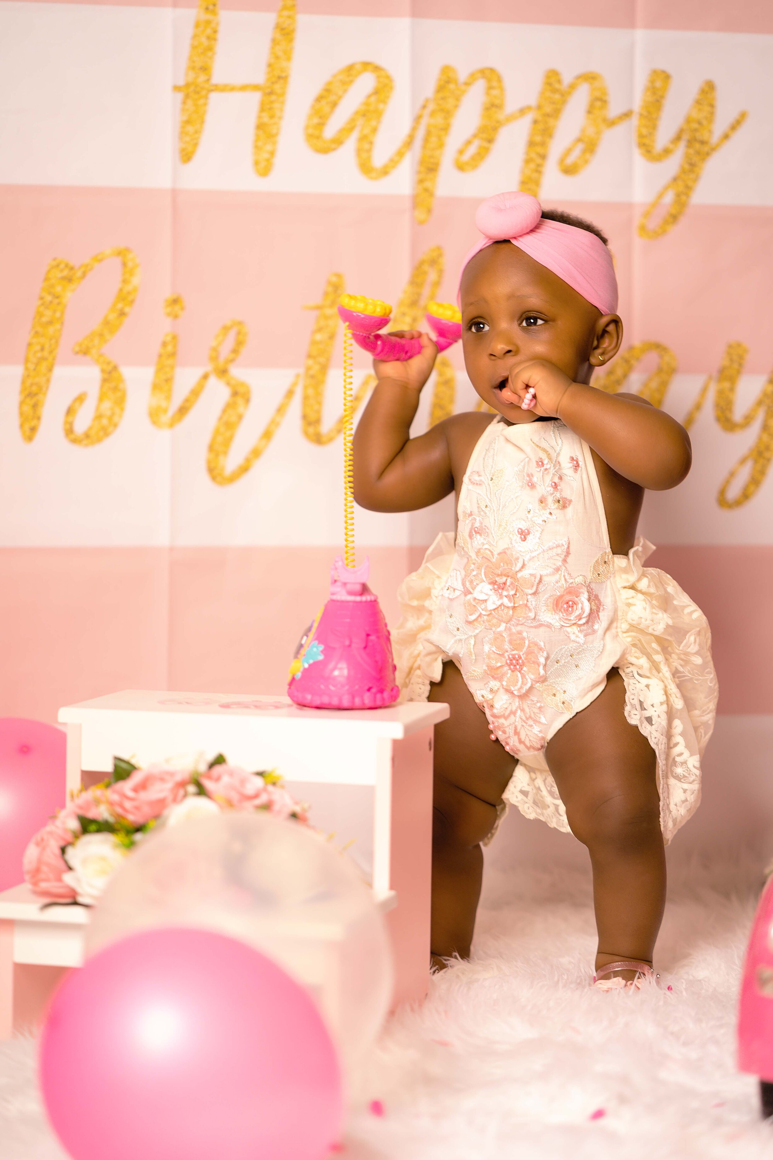 One Year Birthday Cake Smash 2