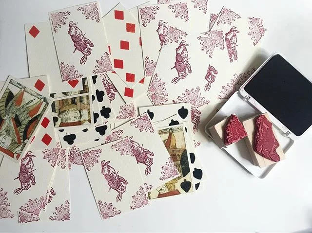 Handmade Victorian playing cards for our upcoming film! Follow us for more updates!
.
.
.
.
.
.
.
.
.
#alice #aliceinwonderland #wonderland #film #filmmakers #playingcards #diy #womeninfilm #femalefilmmakers #artsandcrafts #vintage #stamps #victorian