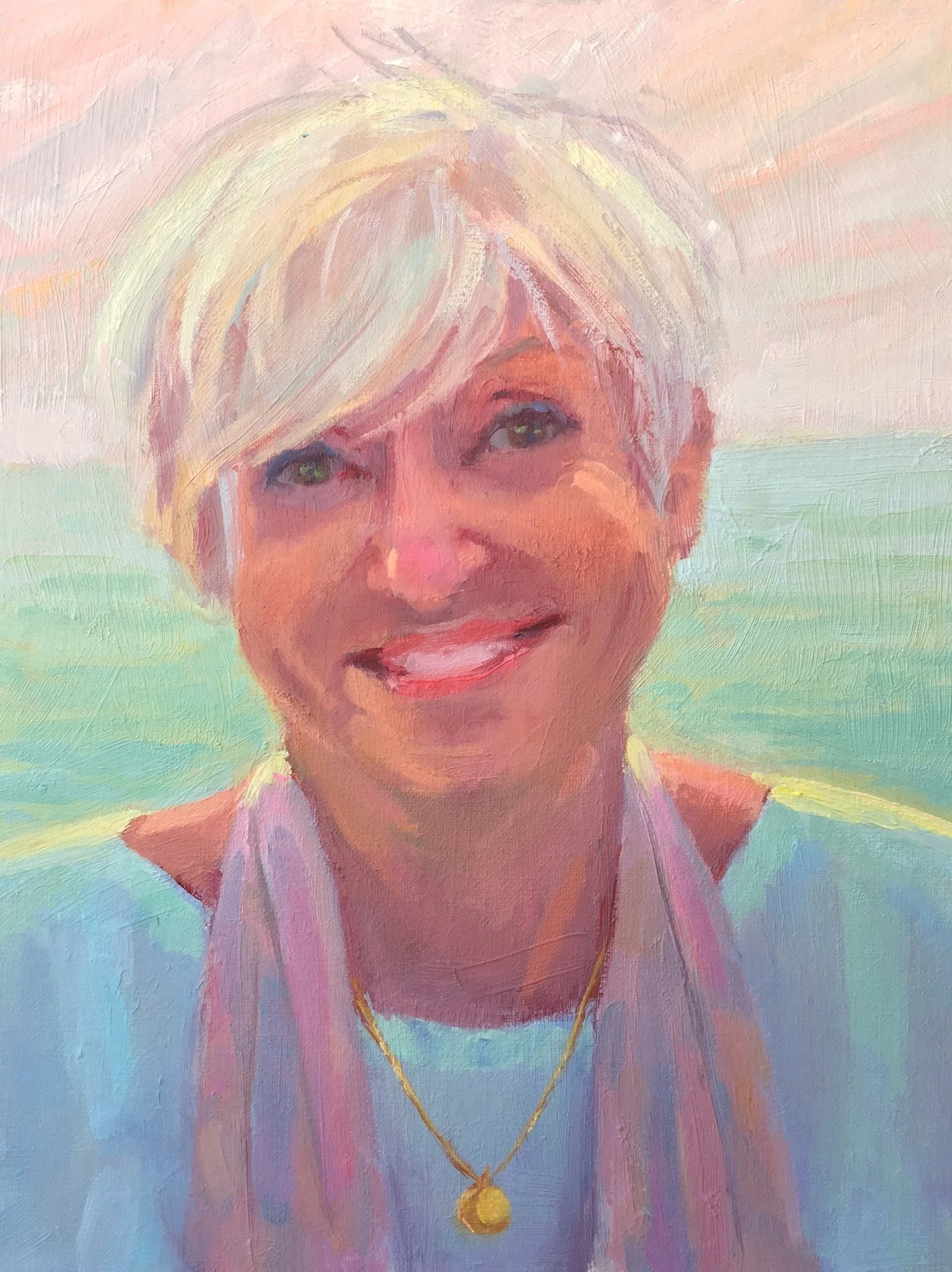 Carol, oil, 12x16 in, Private collection
