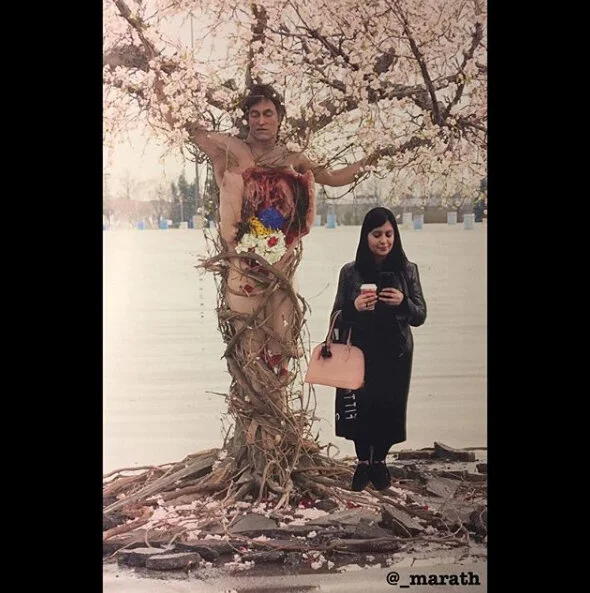Y2.08 #marathINSIDE Hannibal TV Series (2013-2015) : Visiting The Tree of Life after a quick Starbucks run.