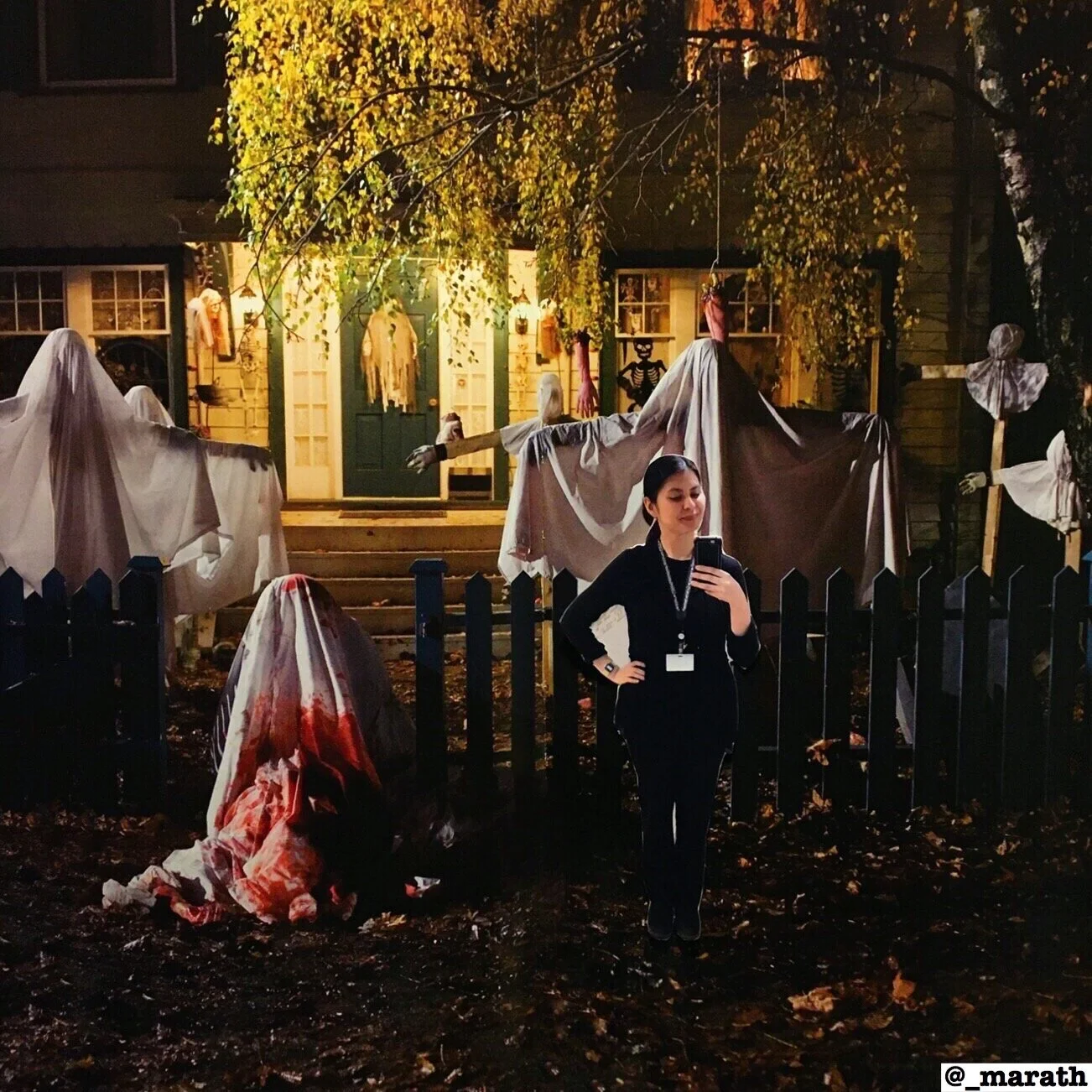  Y3.07 #marathINSIDE  Trick ‘r Treat (2007) : When they ask me if I am decorating for halloween this year… 
