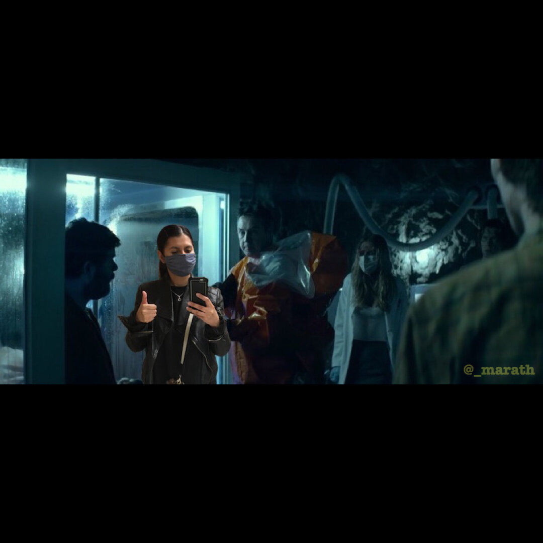Y4.01 #marathINSIDE Cabin Fever 3: Patient Zero (2014) : That moment when the sh!t hits the fan and your whole team looks up to you for guidance and you’re like, It’s okay, I’ve got this.