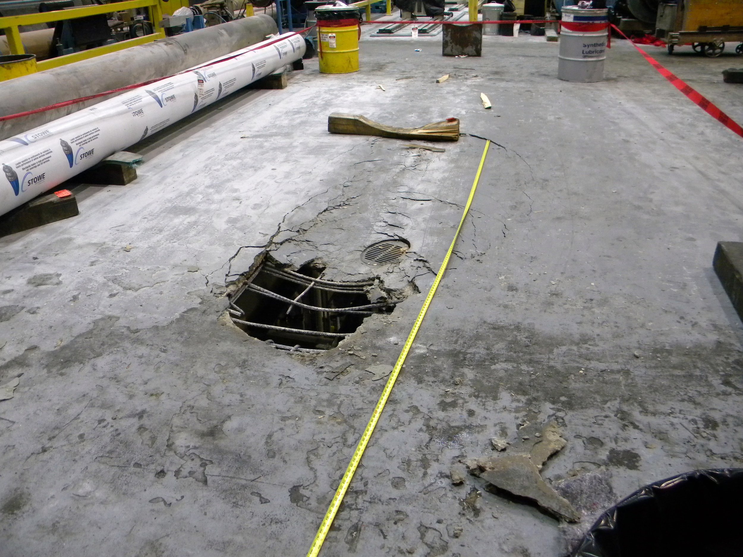 Paper Mill Floor Collapse