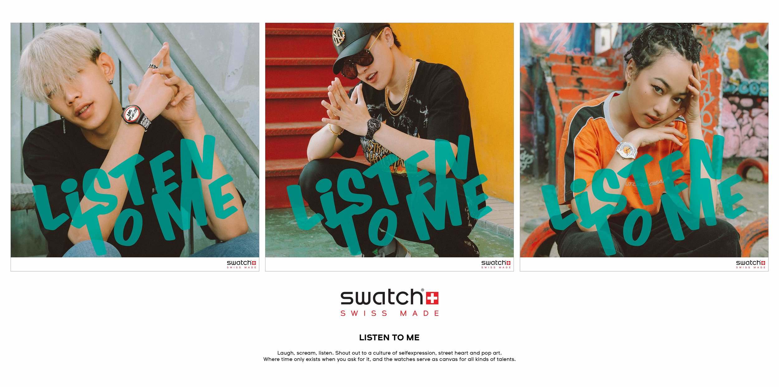 Swatch 'Listen to me'
