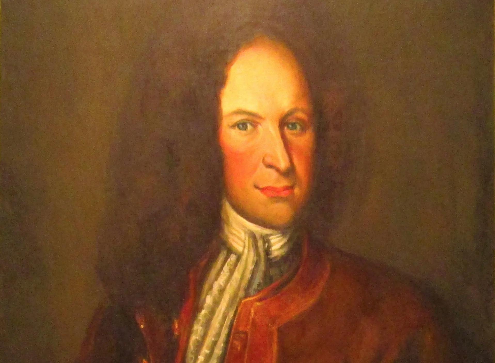 Porträtt som antas föreställa Lars Gathenhielm. Okänd konstnär.