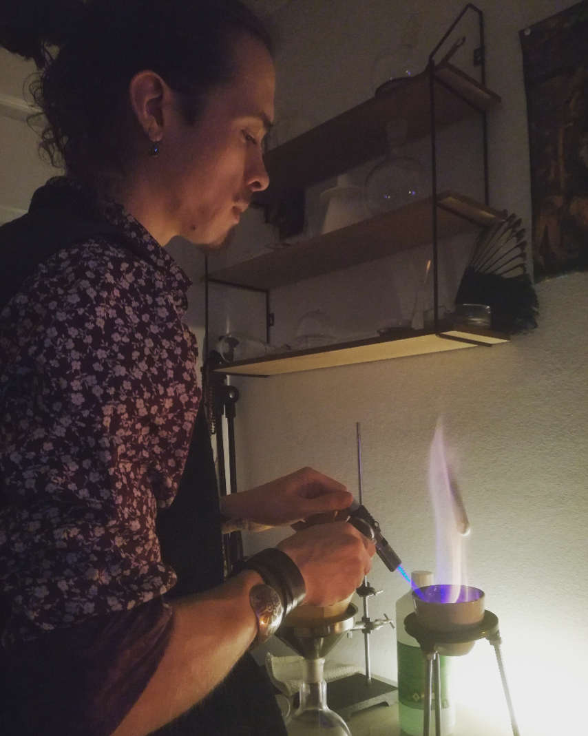 The fire in the vessel is also lit within. Burning our cage of limitation over and over again anew.