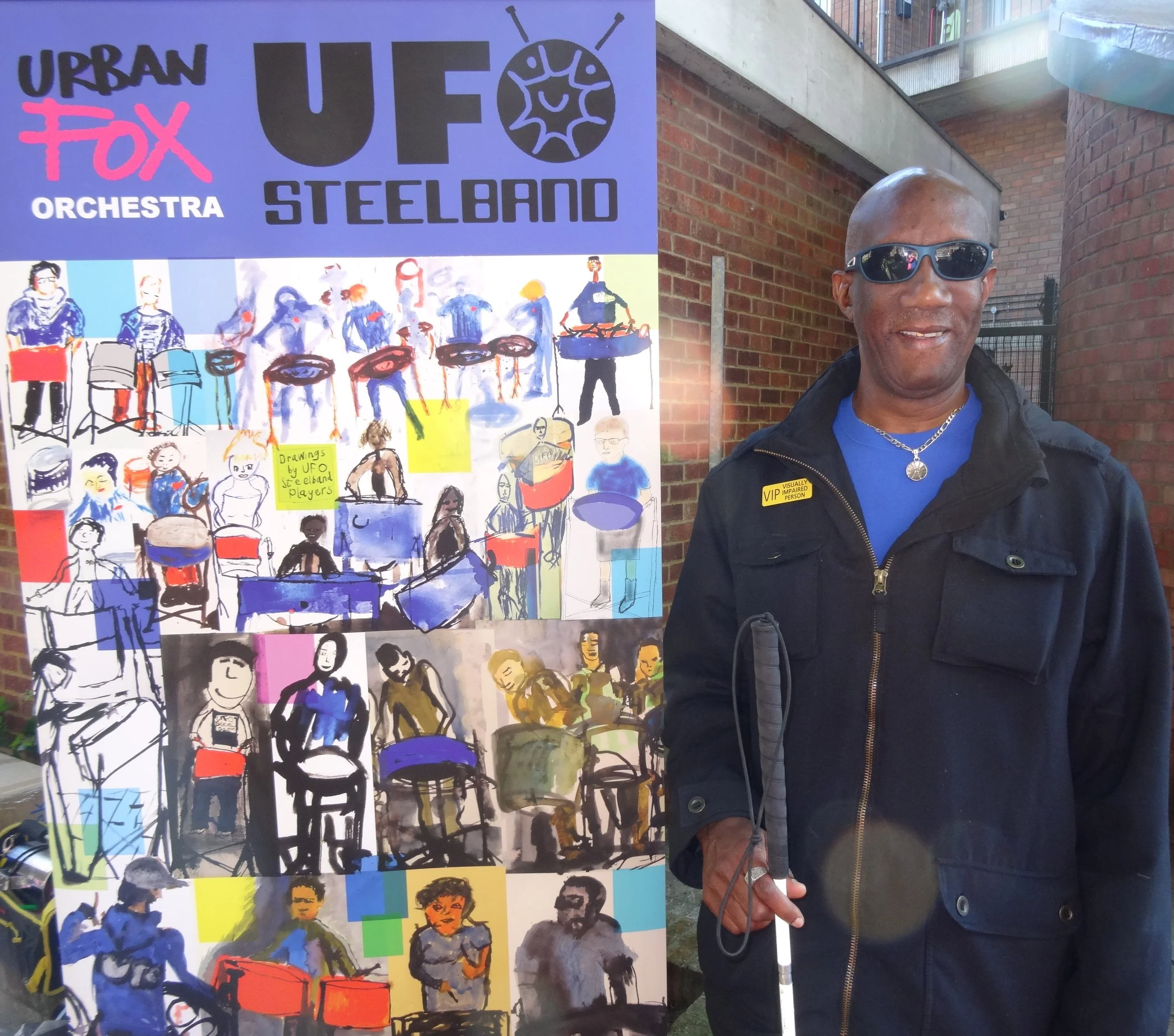 Michael ‘Chato’ Toussaint - Blind Pannist and Musical Tutor.