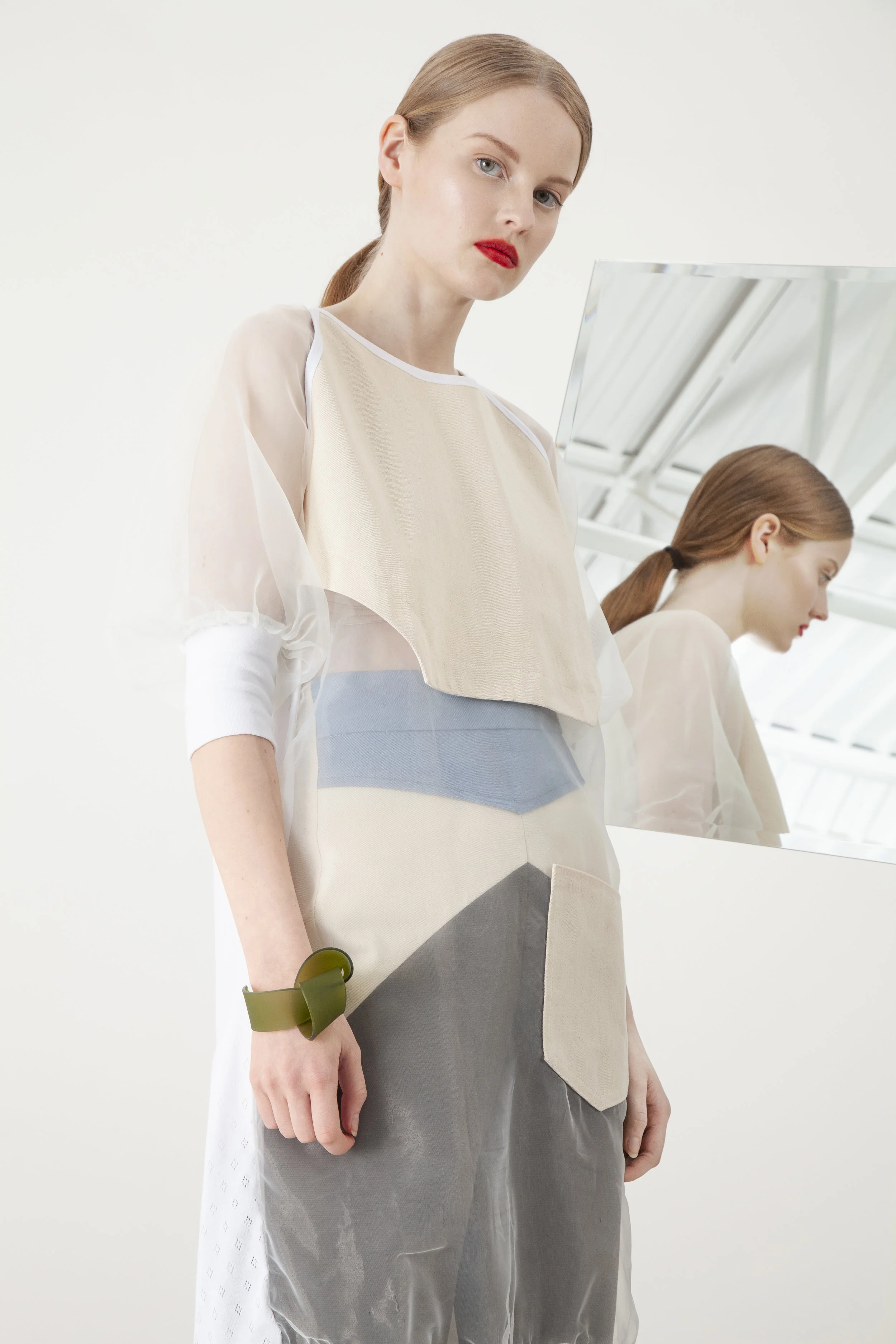 Organza utility tunic layer over denim engineered trousers 2.jpg