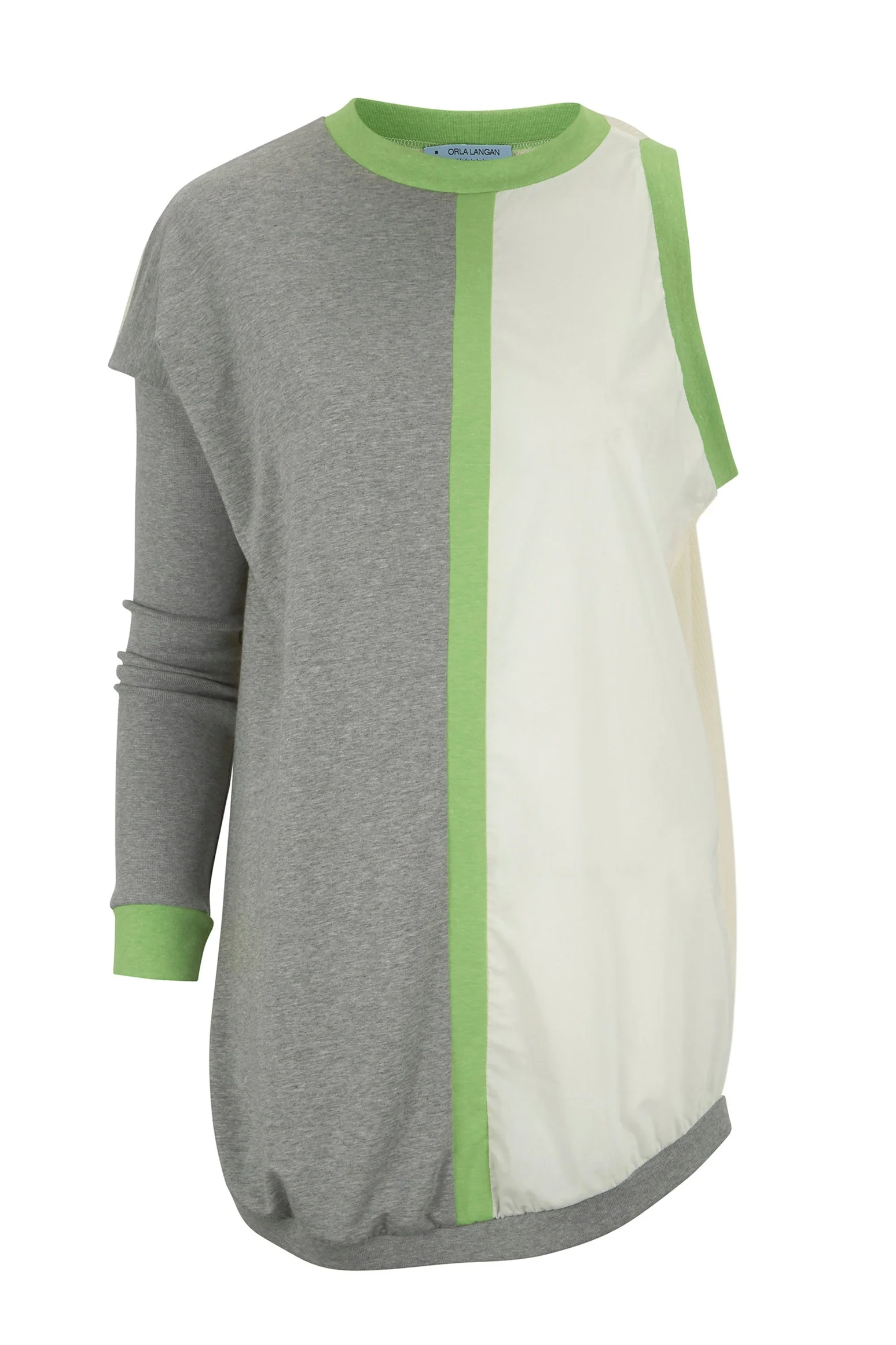 Grey_Melange_Neon_One_Sleeve_Dress_01+copy.jpg