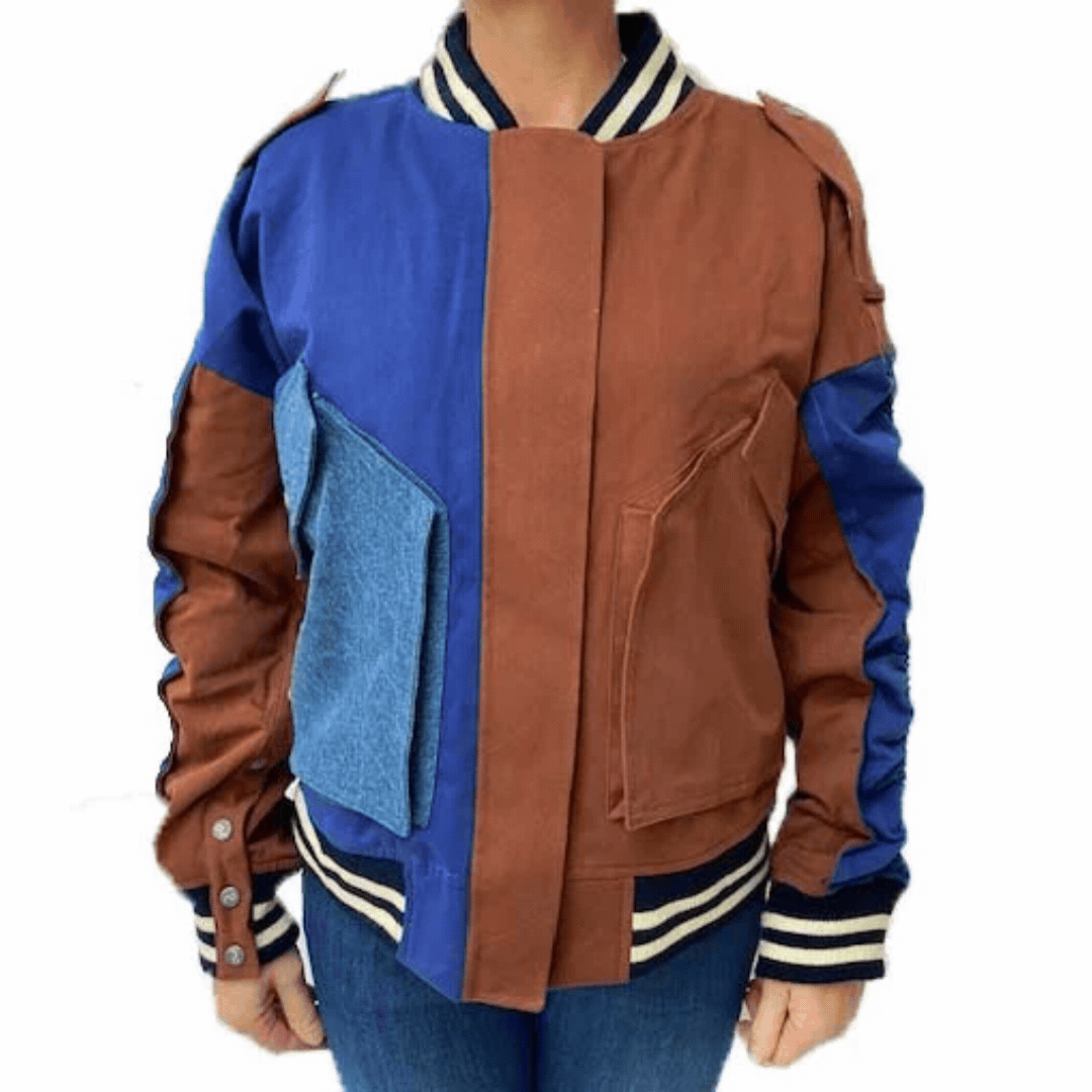 Reversible Bomber Jacket Terracotta