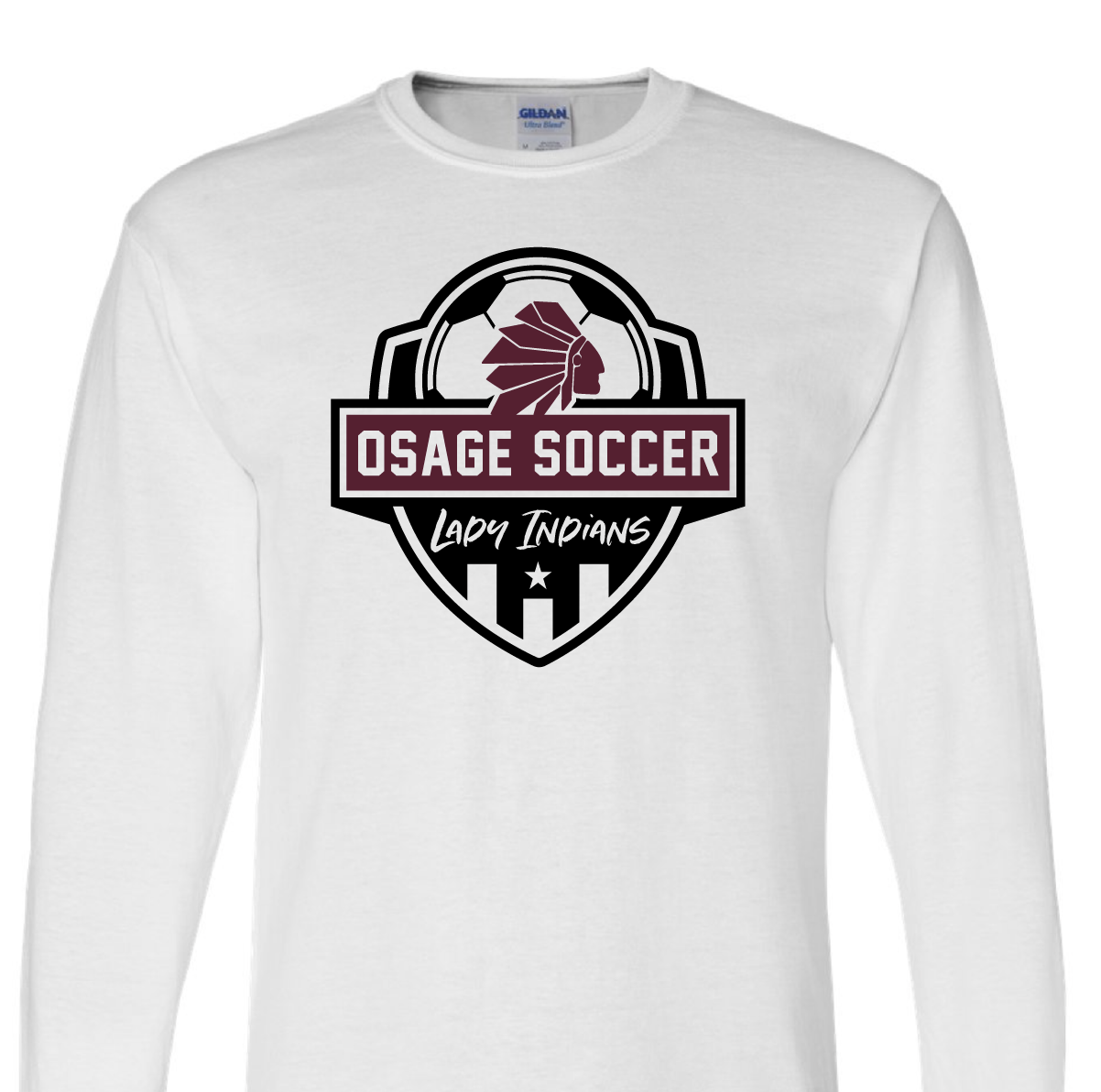 Lady Indians Soccer Soccer Unisex Long Sleeve T-Shirt