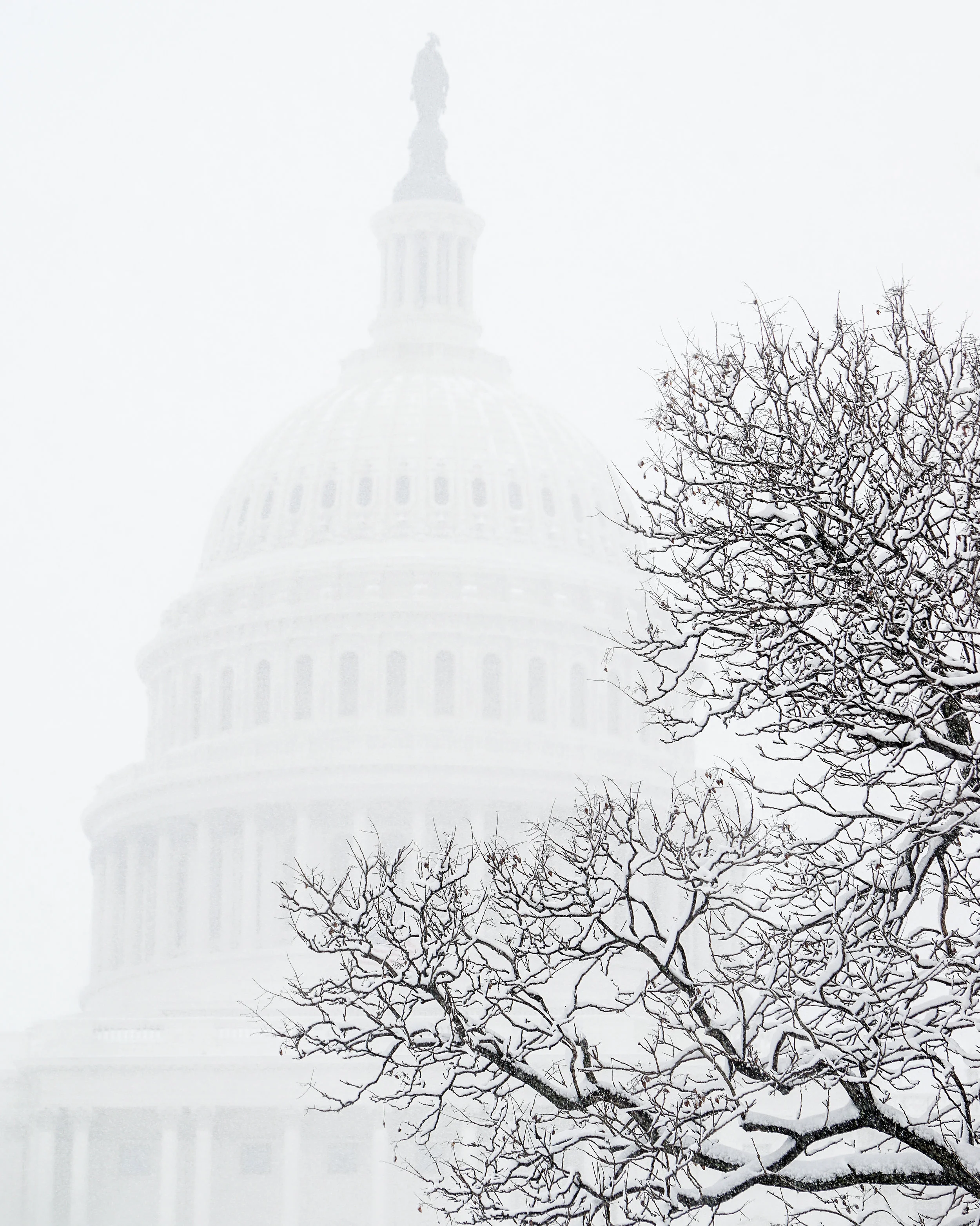 US Capitol Snow Day