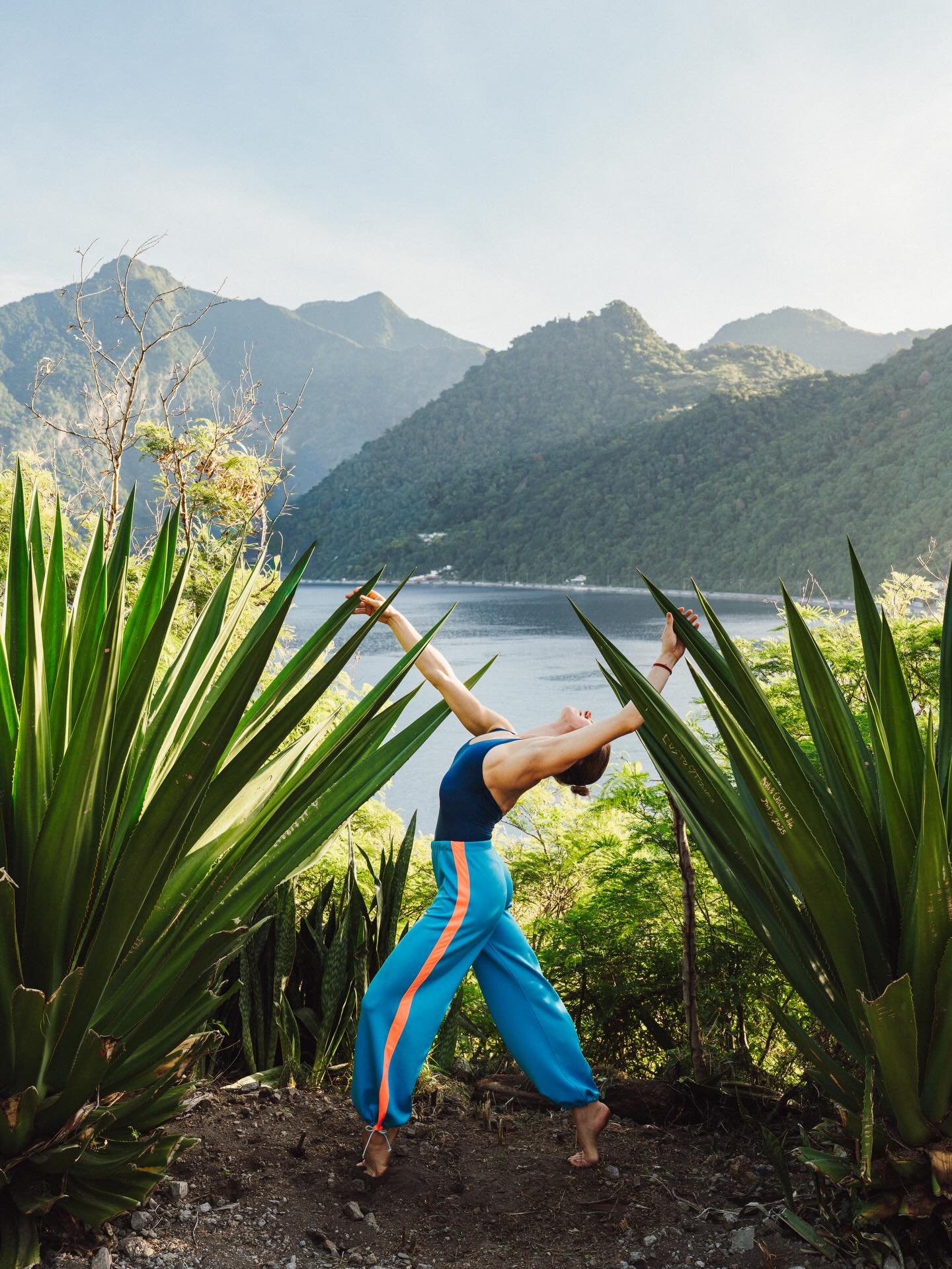 say it with me: dom-uh-NEE-kuh  this tiny island packs big culture. vibrantly colored homes decorate the lush hills, mangos so sweet they drip down your wrists, drums drifting through the banana leaves, thermal sands warming you from the ground up &m
