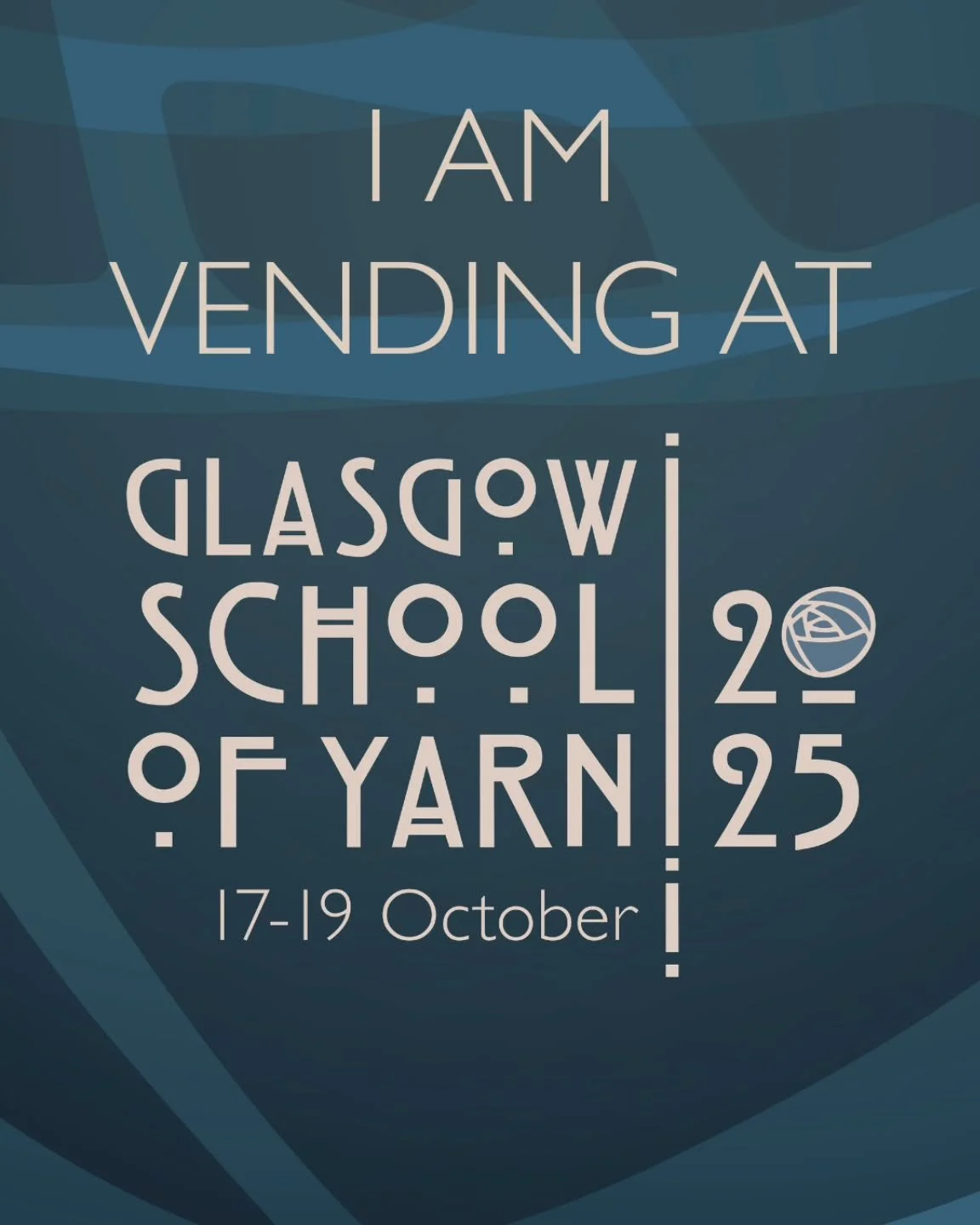Only 4 days to go 🎉....

I cannot wait to be part of the lovely @glasgowschoolofyarn again. It is such a warm, friendly and fun yarn festival -  I always go home with a big smile on my face. 

Saturday tickets are sold out, but there are some Sunday