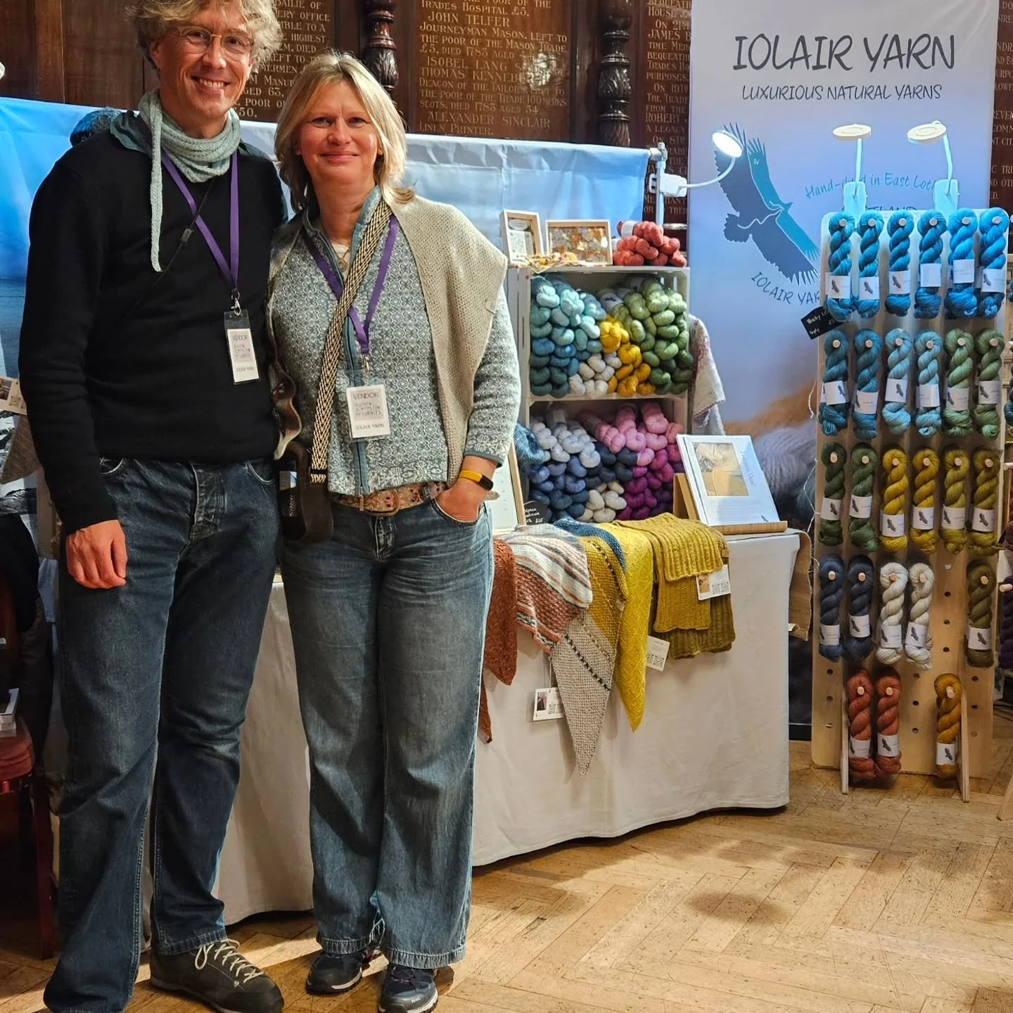 @glasgowschoolofyarn - thank you so much!

Thank you Antje &amp; team - you are just brilliant! Thank you for organising such lovely, welcoming and friendly festival! 

It was lovely to share a room with you @mamieandflorrie, @julietillyflop, @quack.