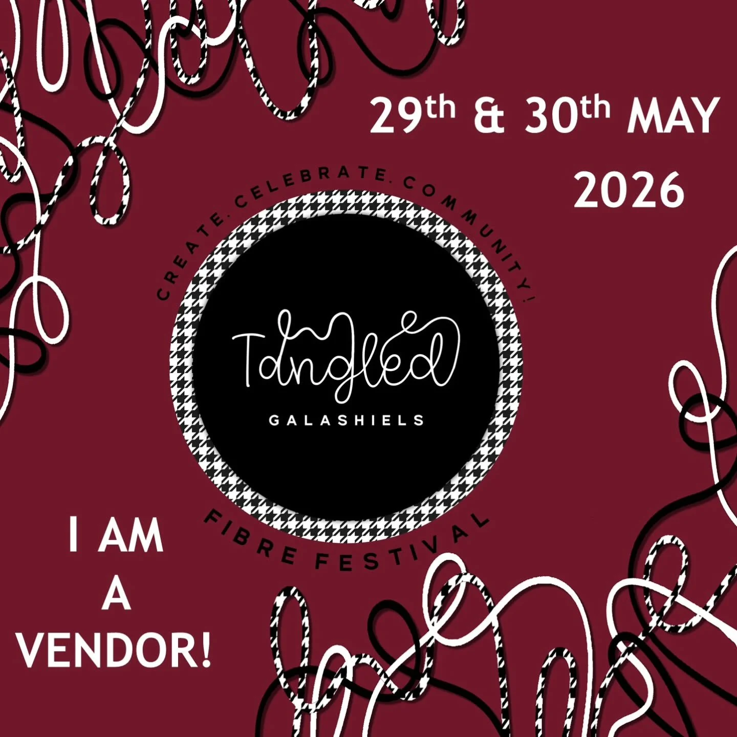 💫 I am so happy to share that I am a vendor at @tangledgalashiels again. 
I am sharing a stall with lovely Harriet @harrietwildwoodstitches and cannot wait 🥰. I have nearly finished the dyeing process, but there is still lots to do 🙏. 

💫I will l