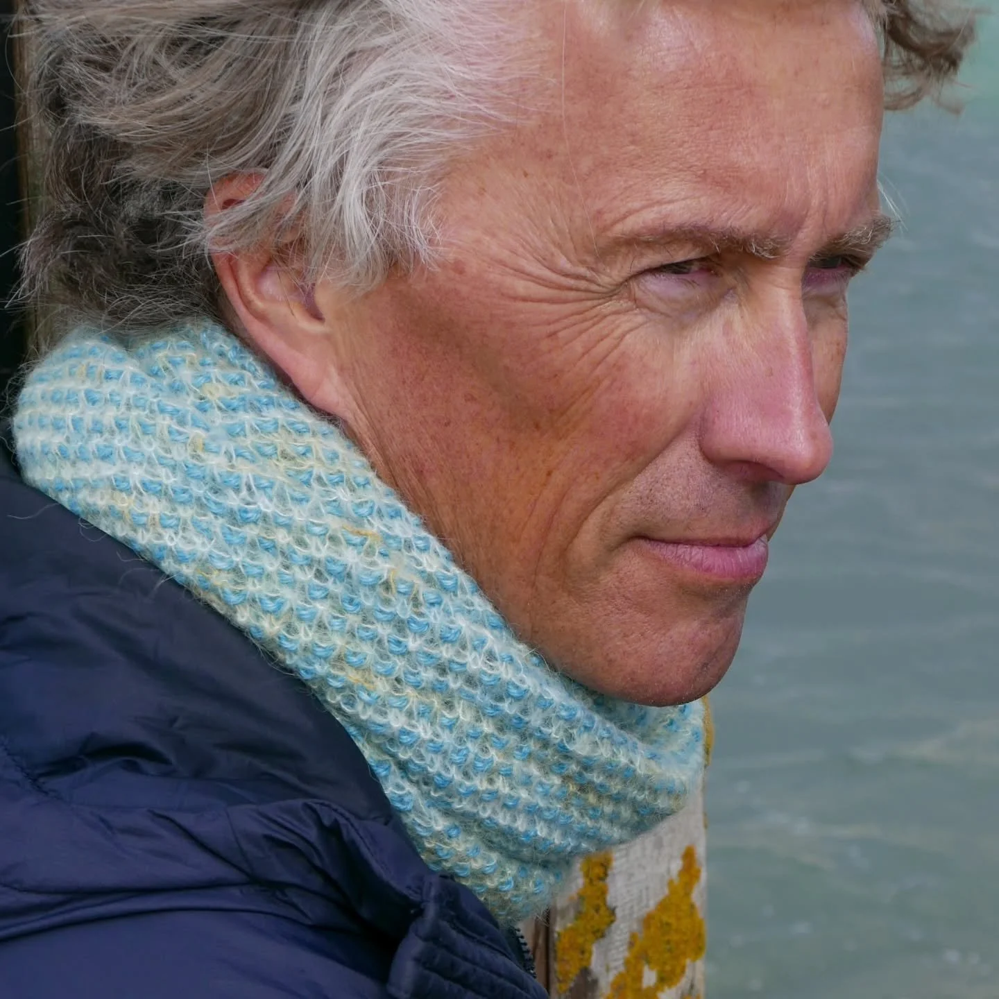 💫🐚 New pattern 🐚💫

The 'Nautilus Shawl' - no purl in sight - 

The Nautilus Shawl is inspired  by the Nautilus shell - nature's quiet masterpiece. Shimmering layers of turquoise and iridescent  rainbow tones echo the shell's luminous shine. Like 