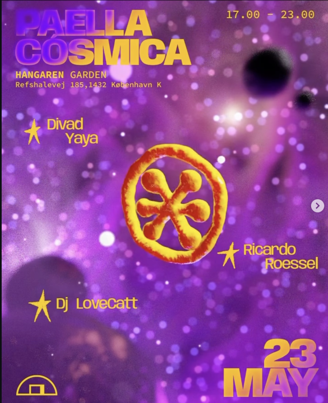 Paella Cosmica meets Hangaren