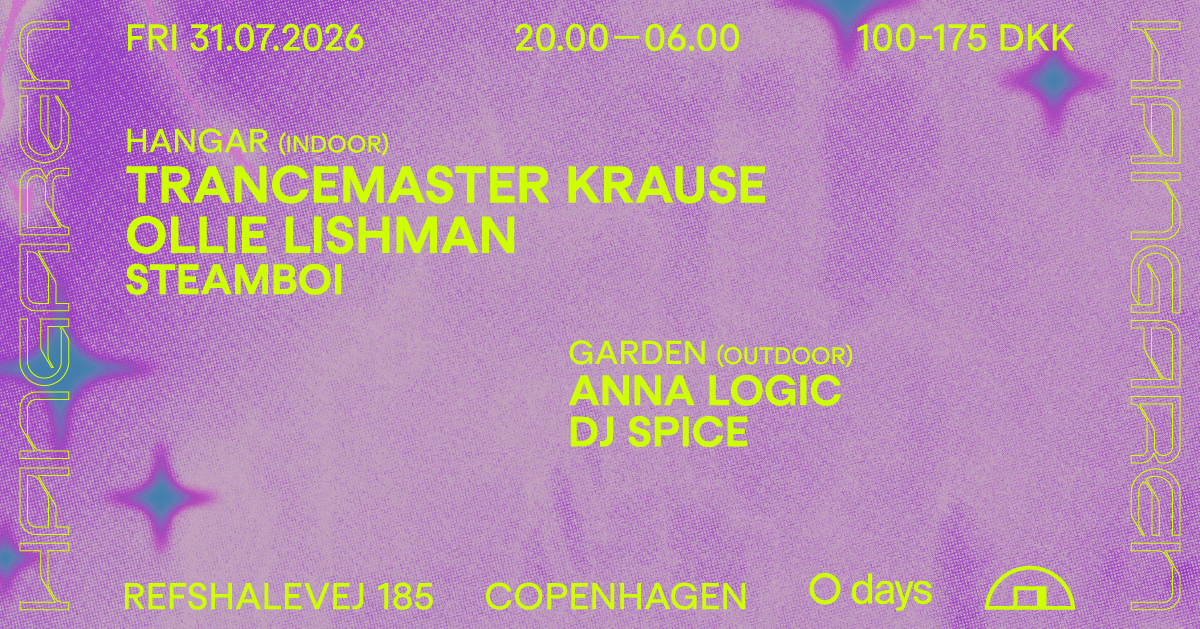 Trancemaster Krause, Ollie Lishman  steamboi, Anna Logic, DJ Spice