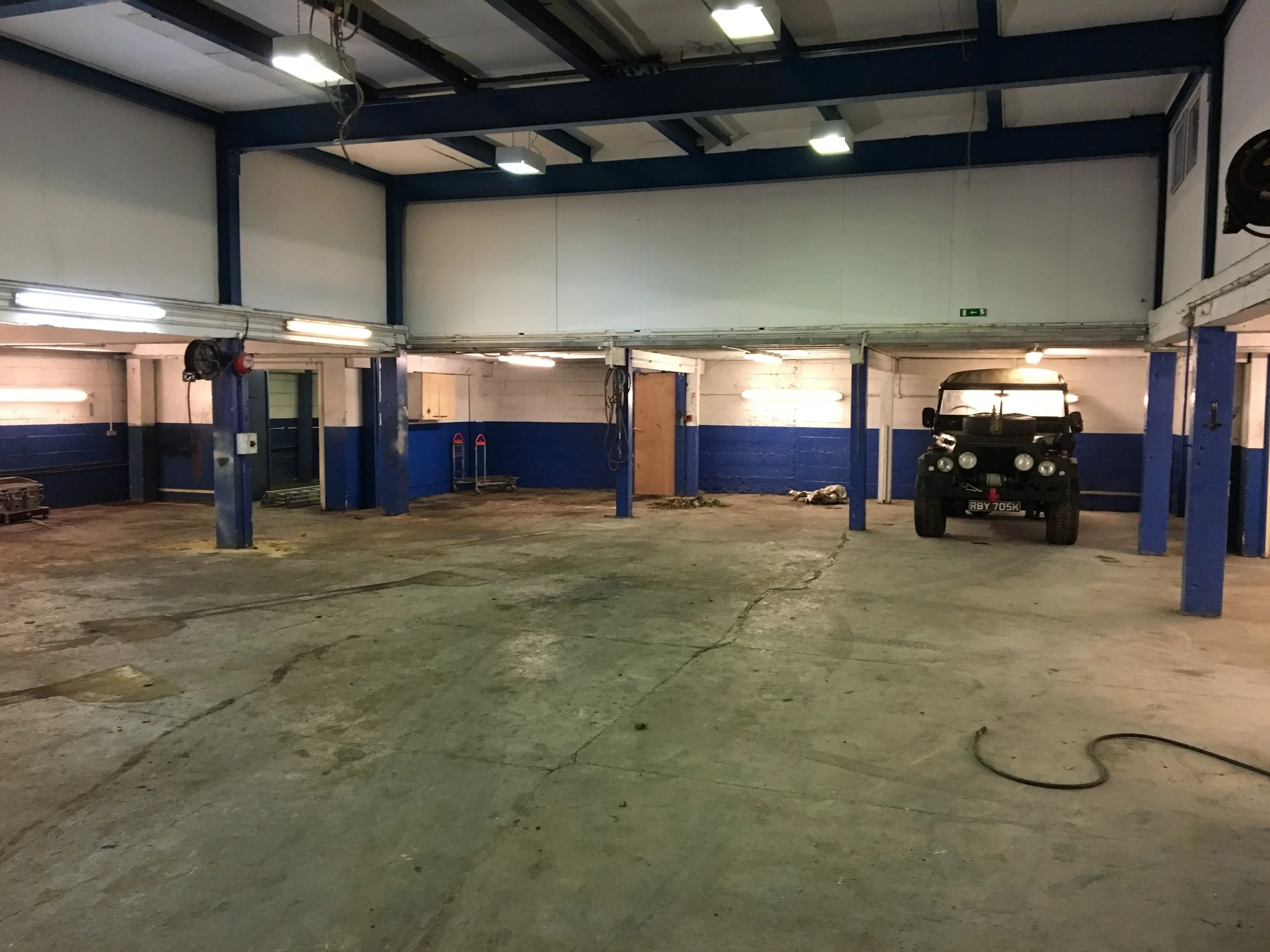Car bays restored to former glory