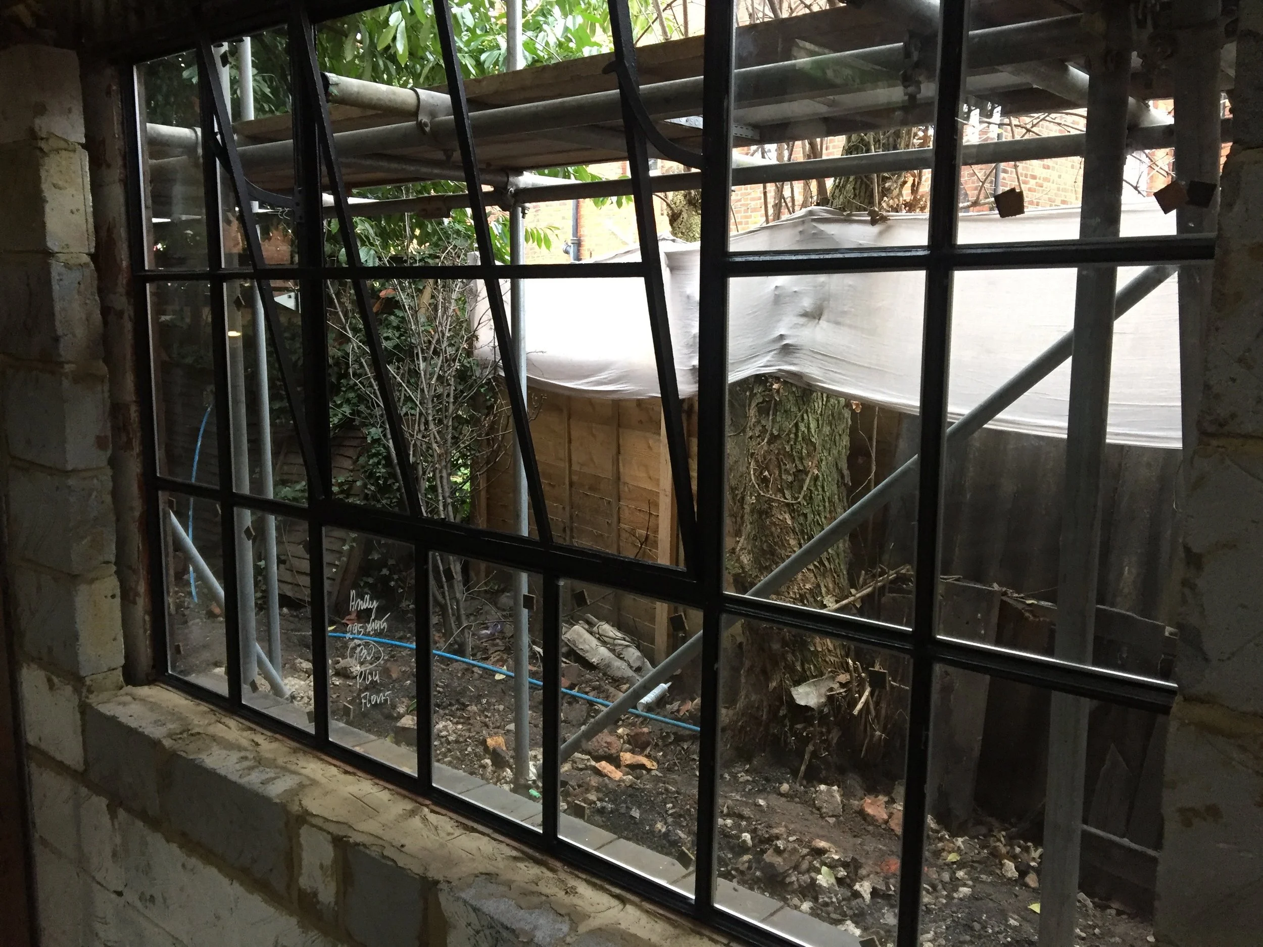 &amp; after refurb with installation of argon filled double glazed units