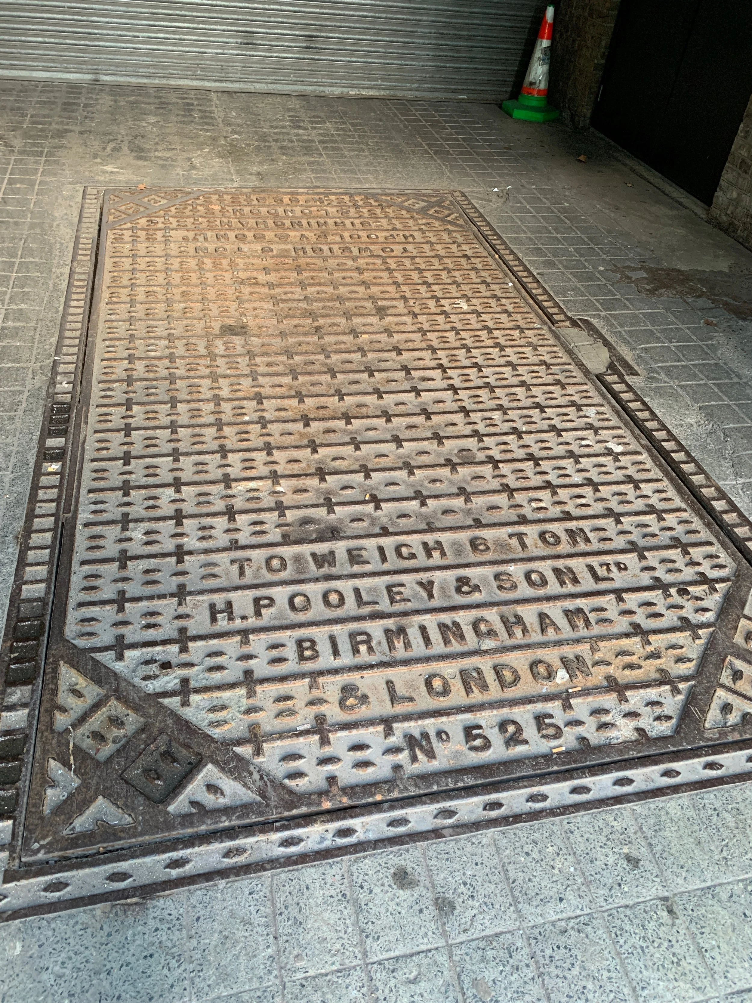 Henry Poole &amp; Son weighing scales in former foundry in Clerkenwell.  Want one for our factory floor