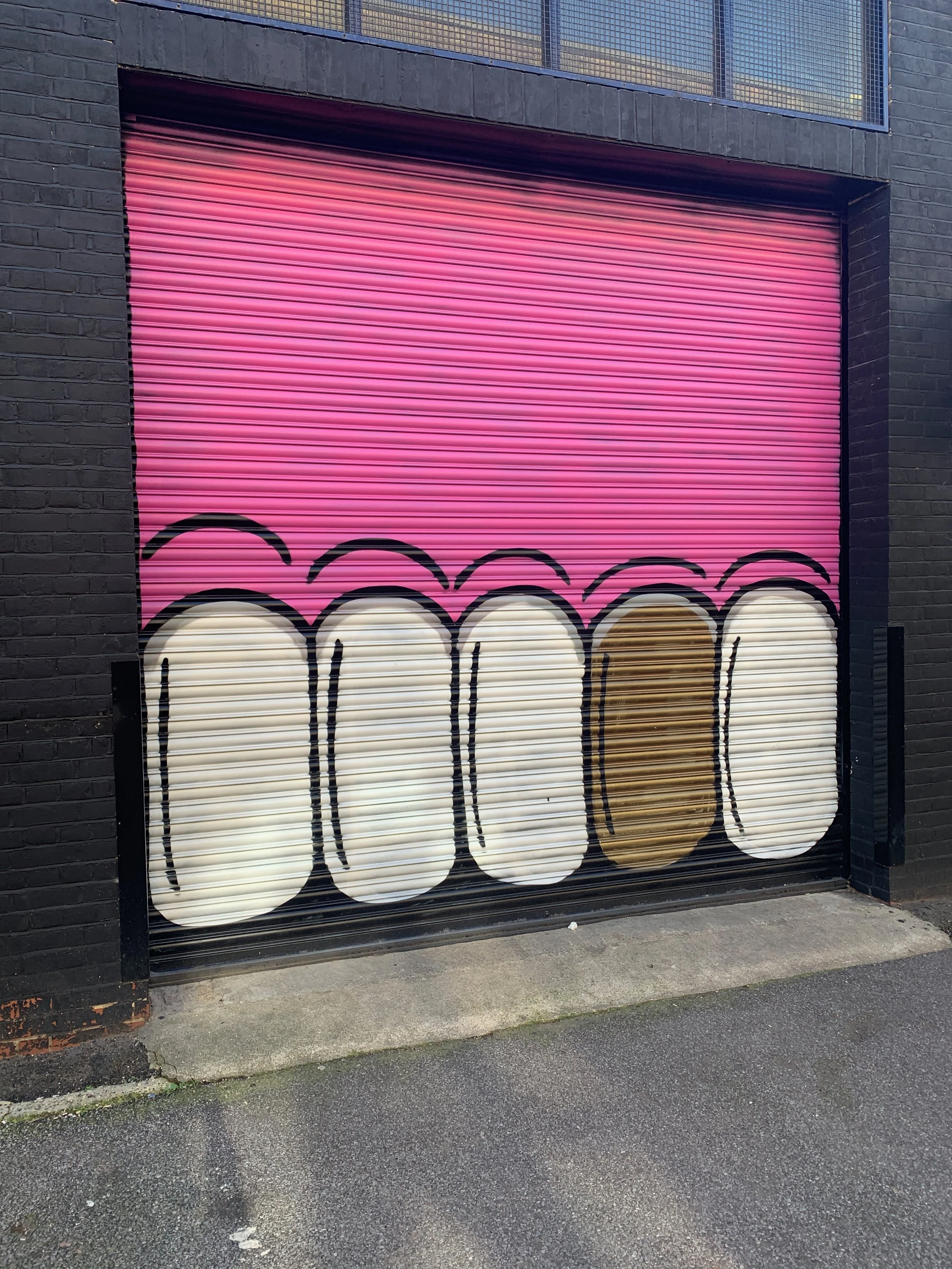 Cool roller shutter in Hackney 