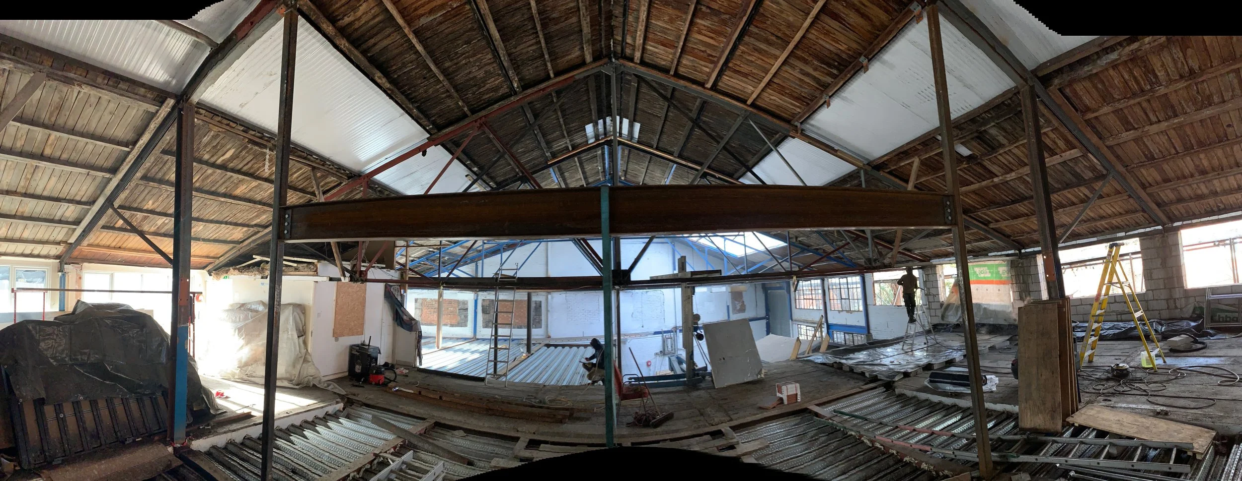 New steelwork layouts to raise floor