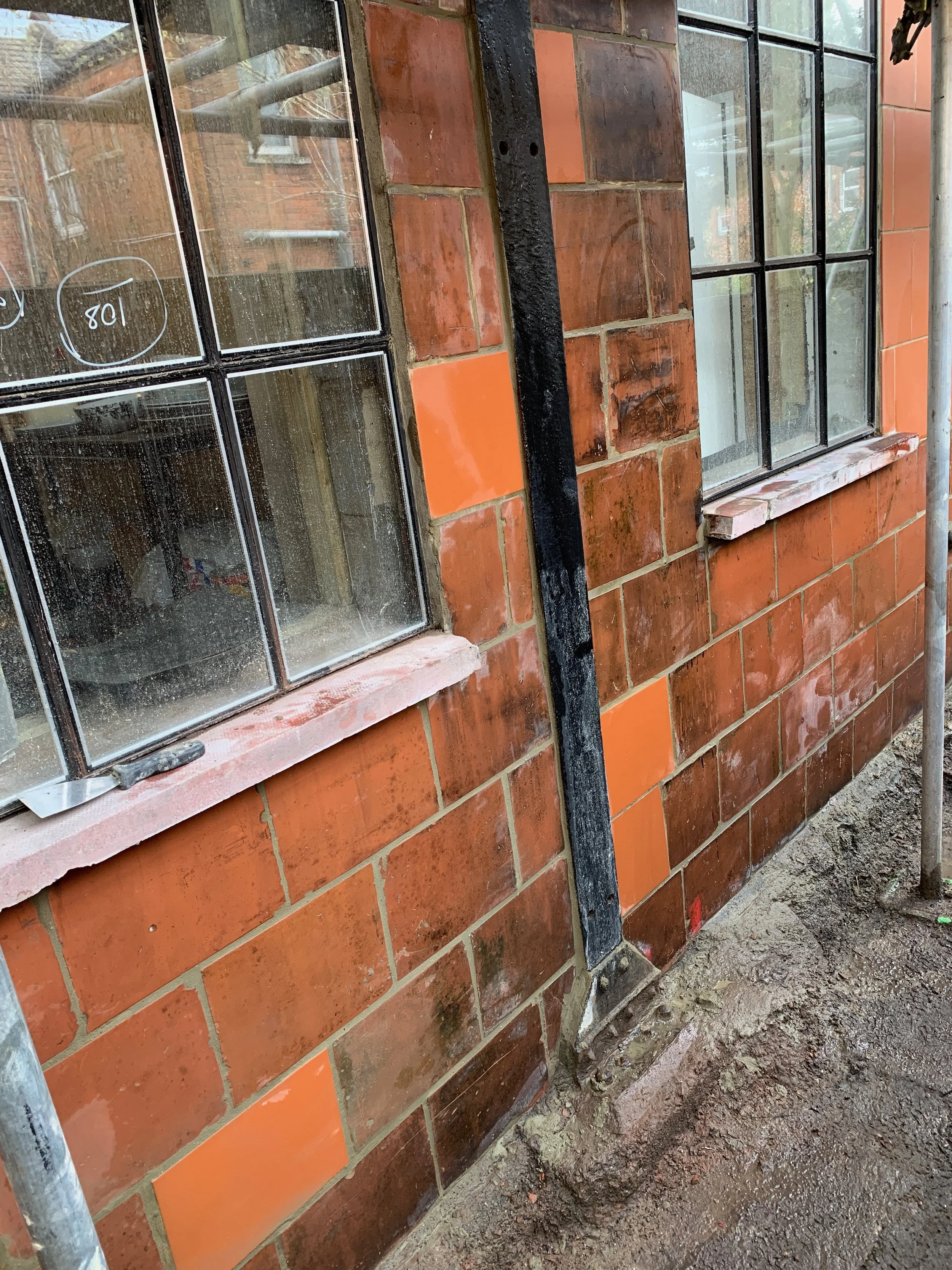 Our terracotta patchwork looking very cool