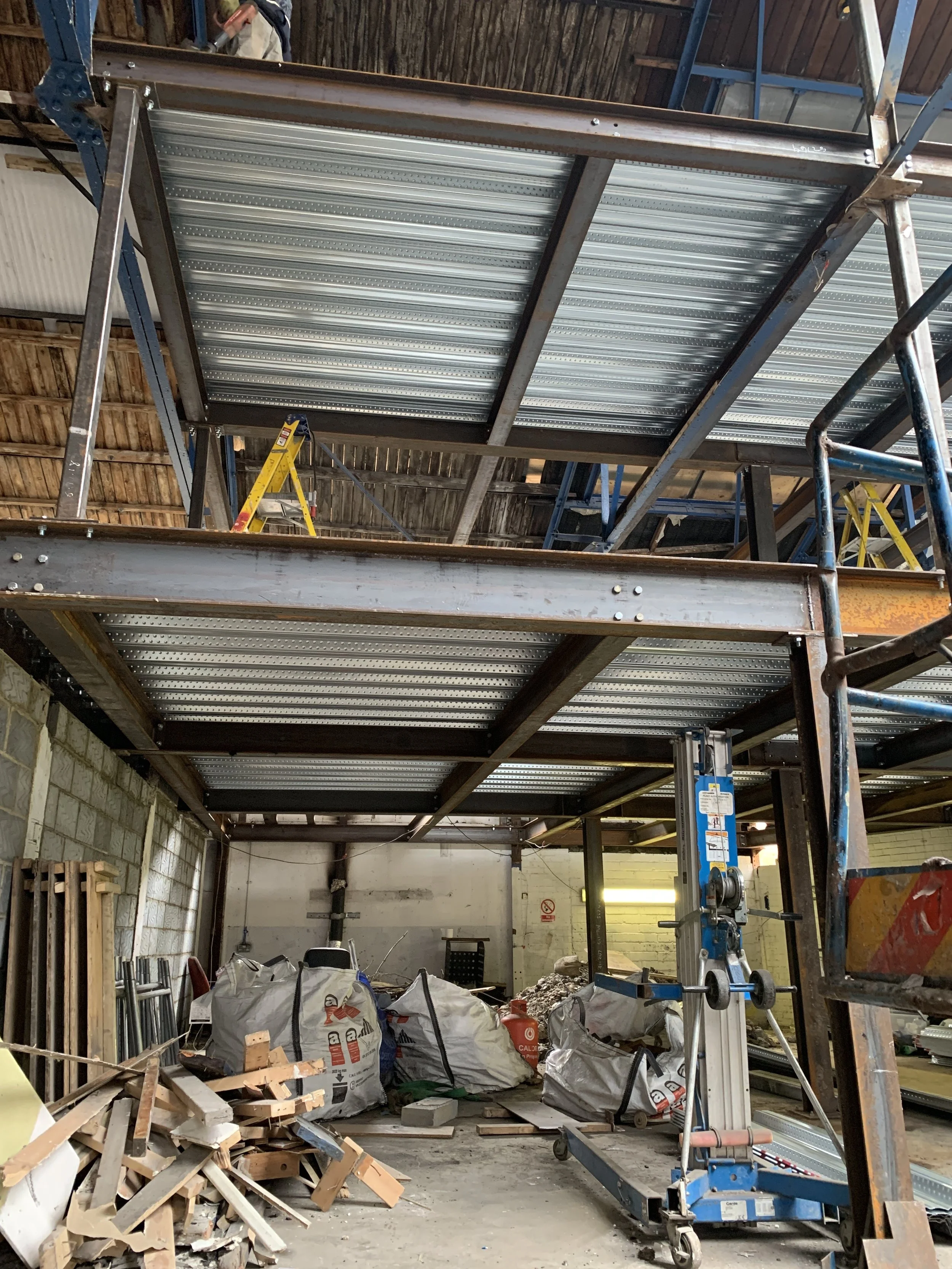 New second floor going in