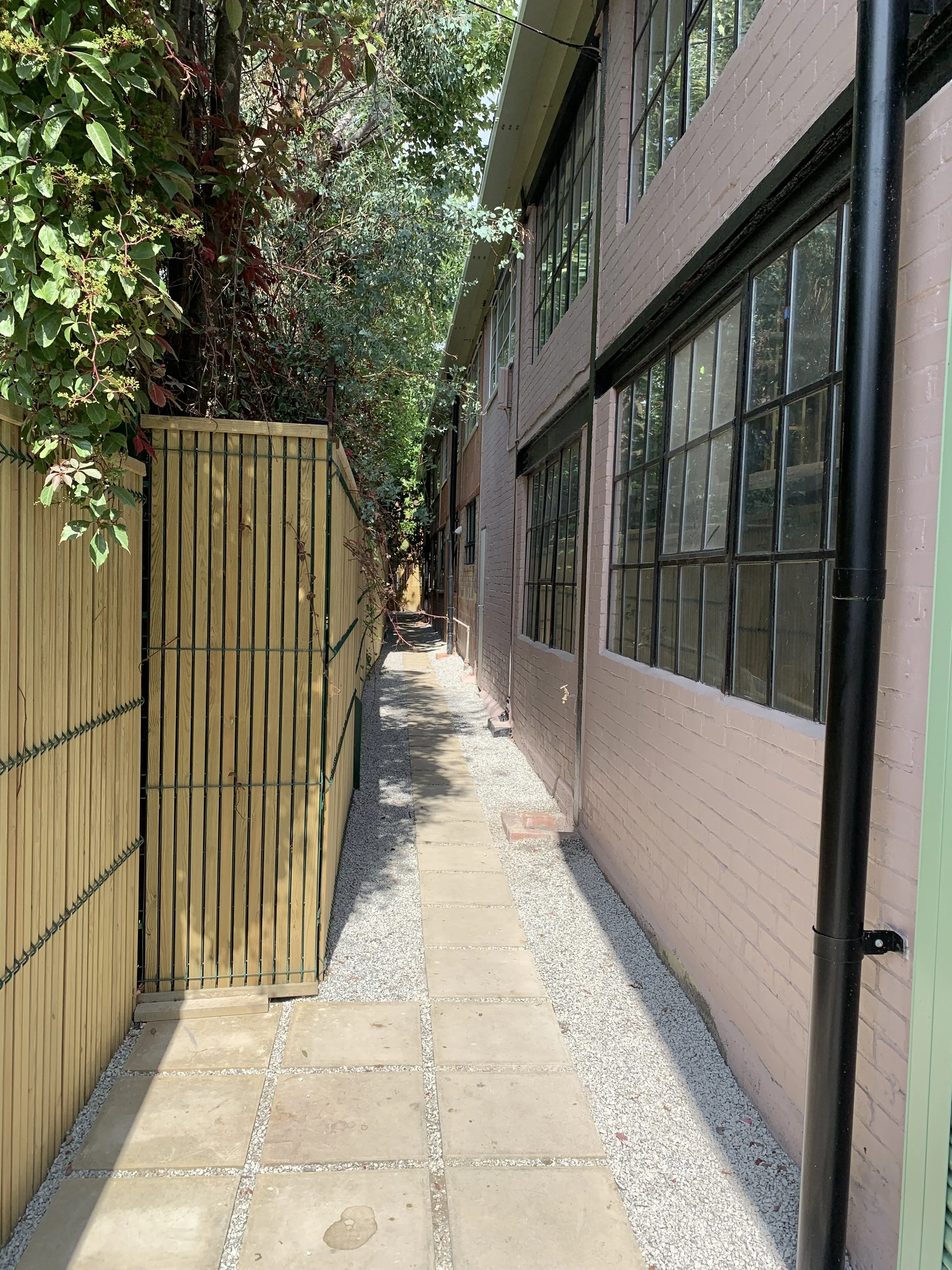 Heather grey brick wall