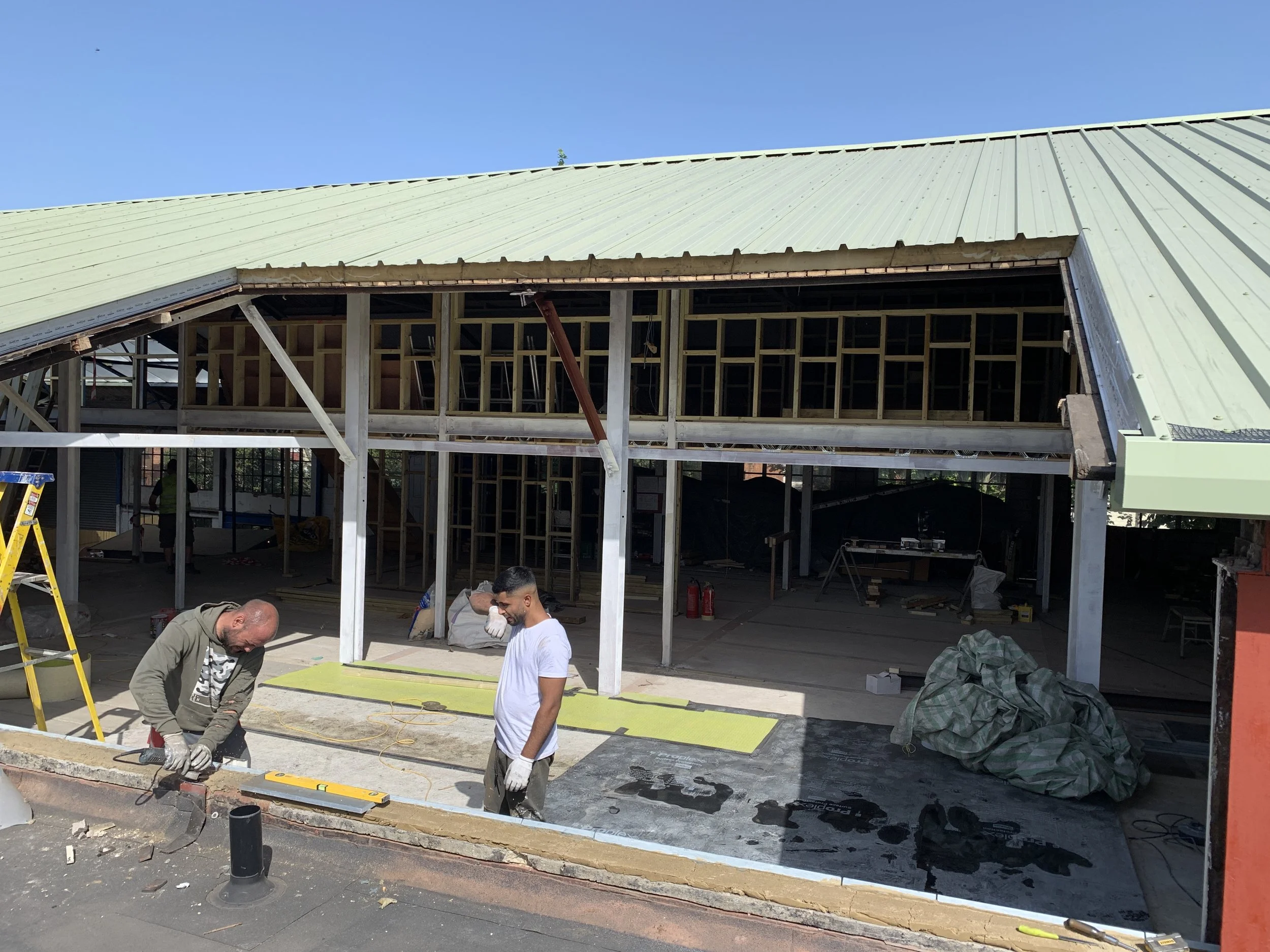 First floor roof terrace 