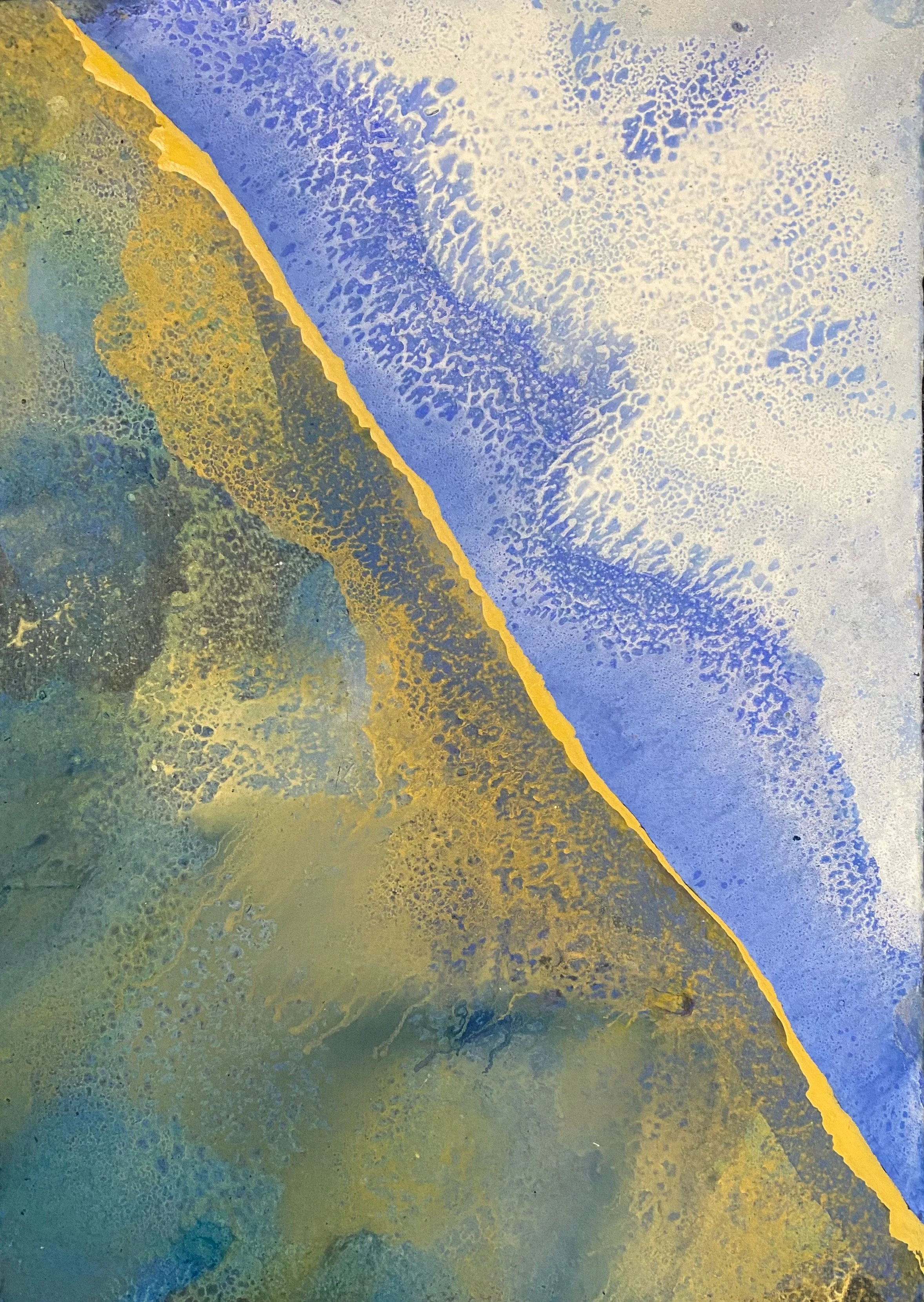 Earthscapes #10, Acrylics on canvas, 18"x24"