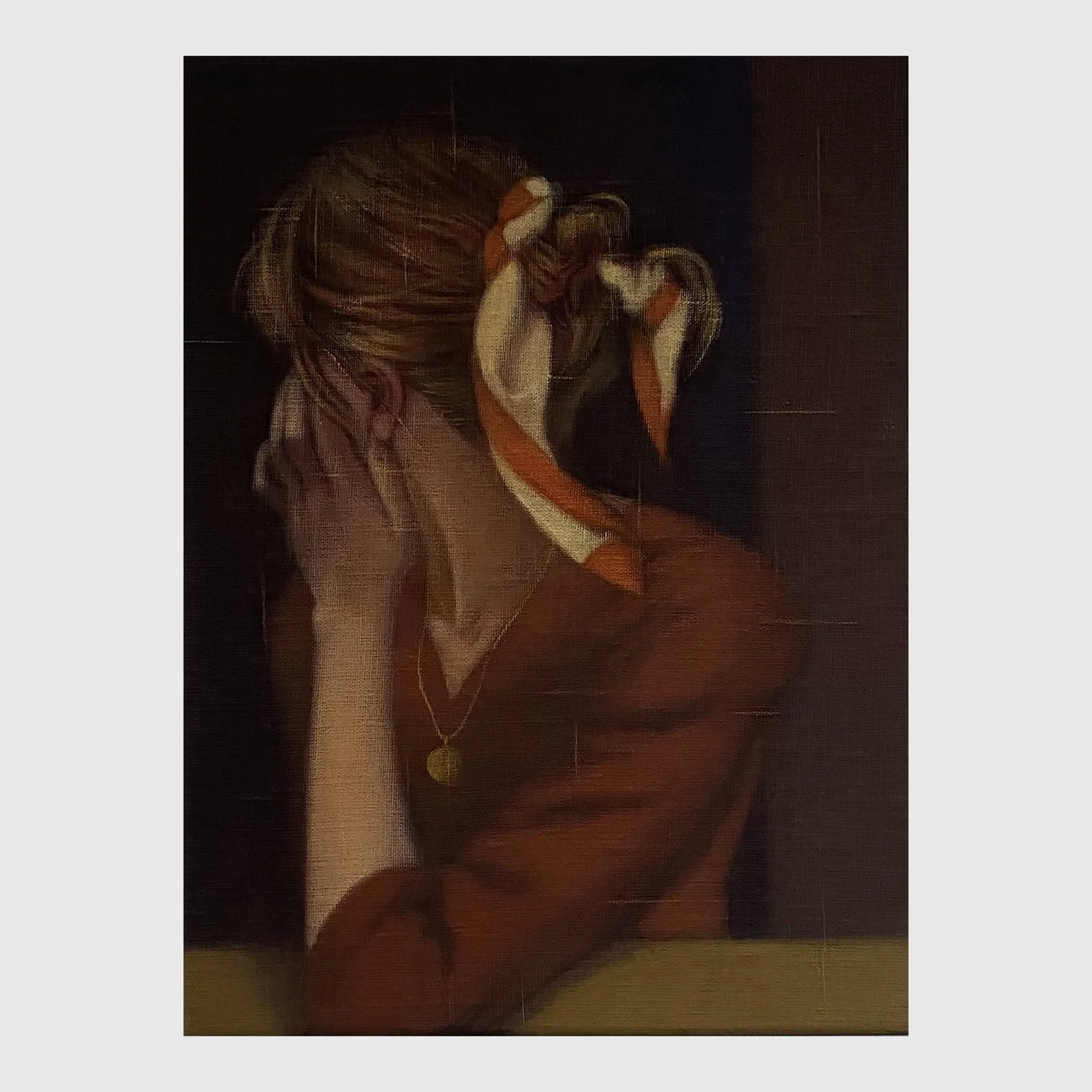 Looking back (12×16)