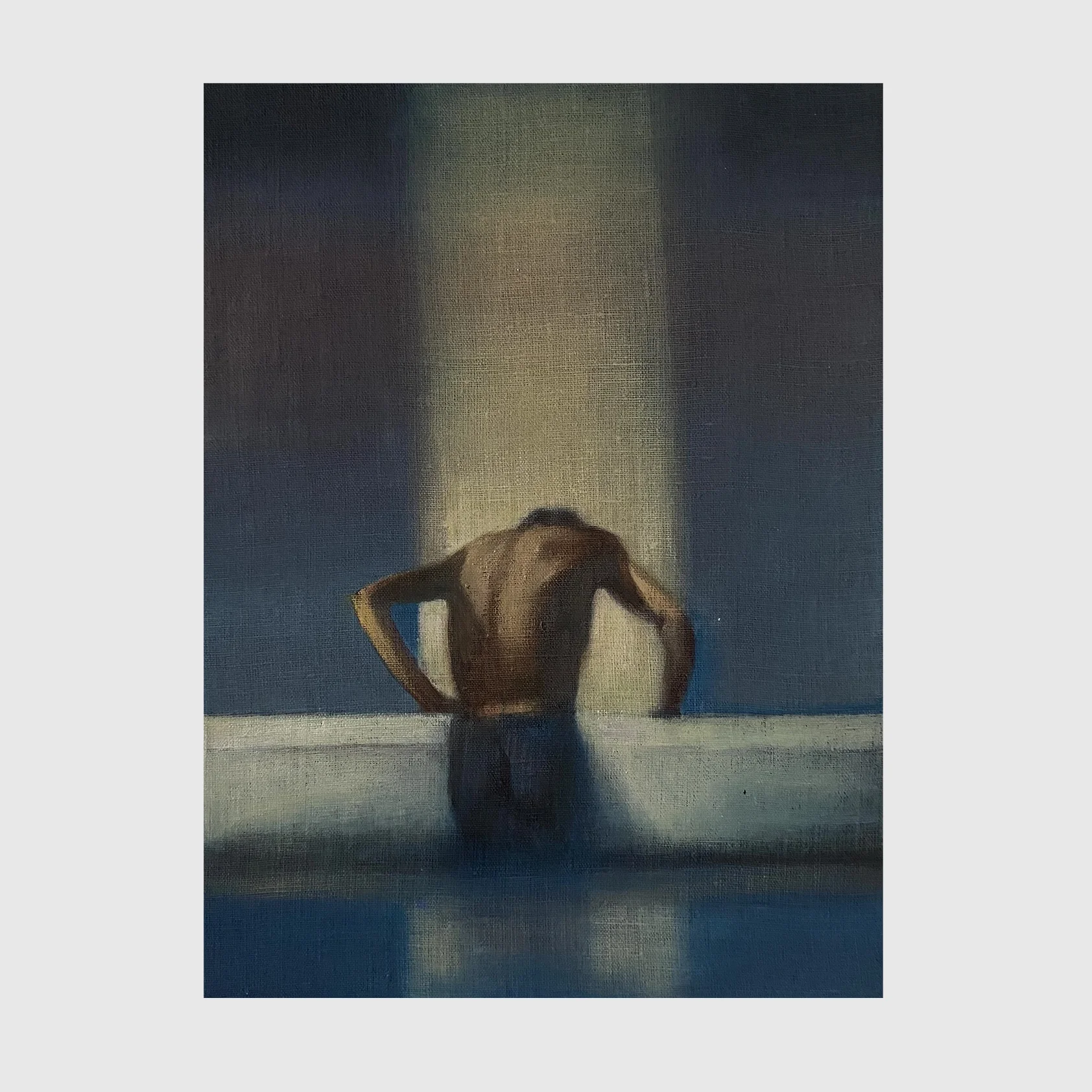 In patient stillness (12x16)