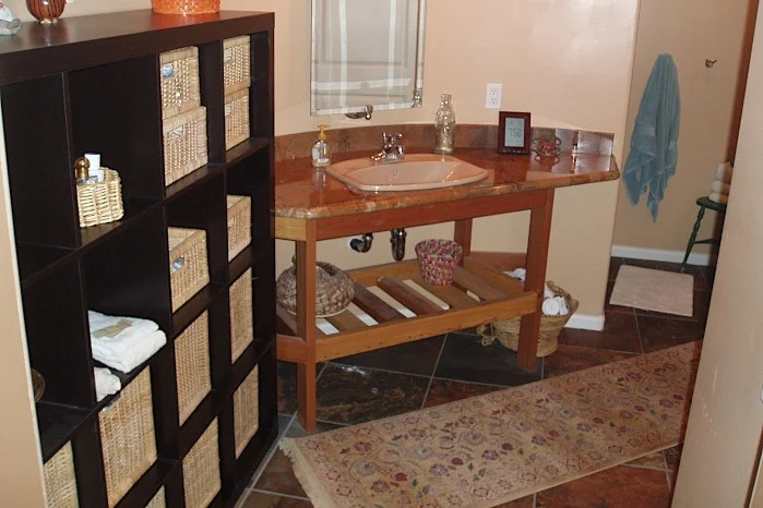 Parallel Approach to the Sink Today, Forward Approach Tomorrow When the Shelf Below Is Removed